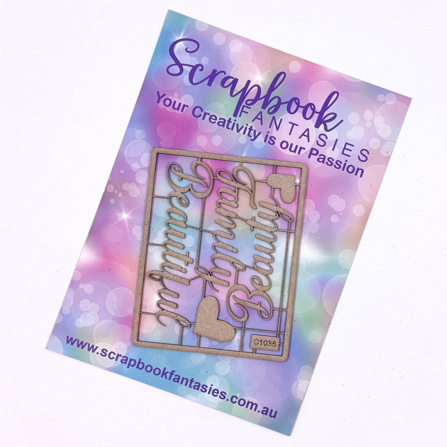 Chippie-Cuts Grey 1.2mm Chipboard 2.75"x3.5" - Beautiful (5 pieces) C1036