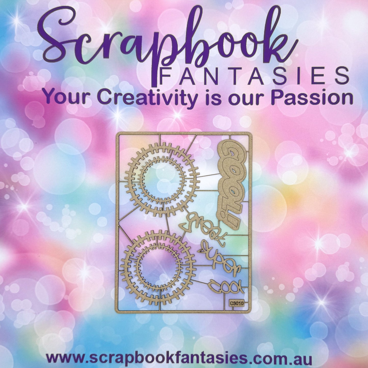 Chippie-Cuts Grey 1.2mm Chipboard 4.5"x6" - Cool (8 pieces) C3010