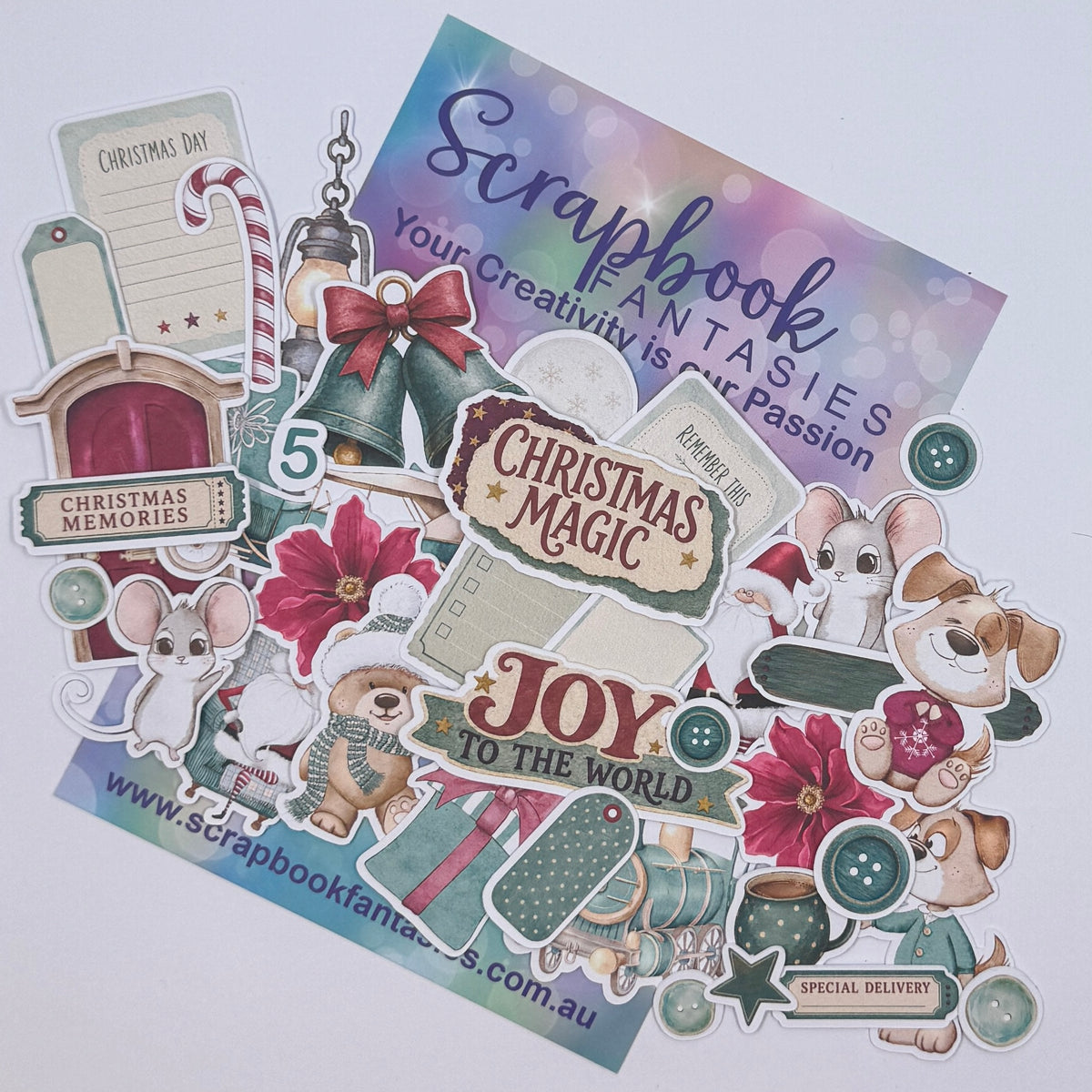 Christmas Crew Colour-Cuts - Sampler 5 (over 30 pieces) 20976