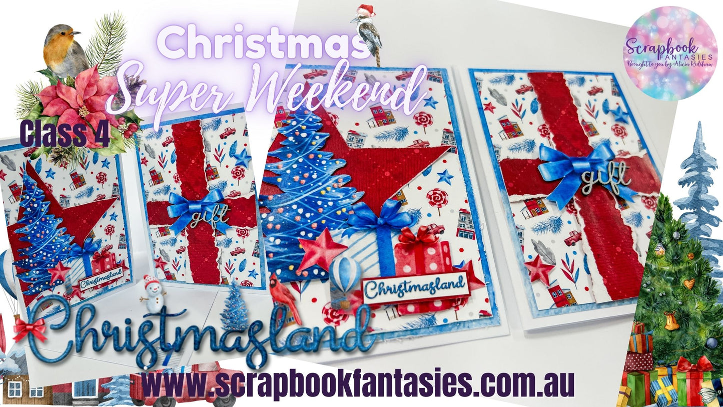 Christmas Super Weekend Class 4 - Christmasland Mother-Daughter Cardmaking Class with Alicia and Naomi-Jon - 22 November 2025