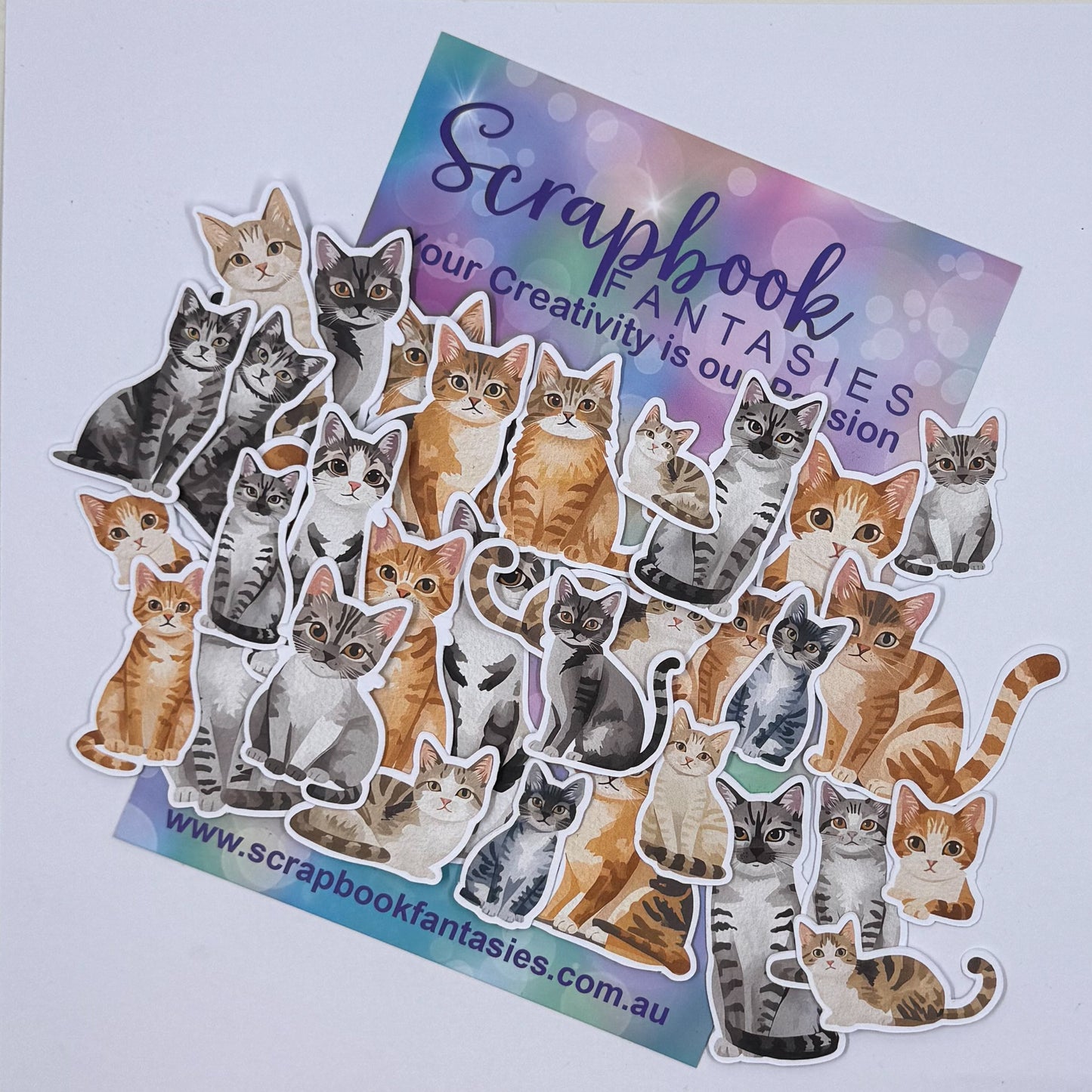 Colour-Cuts - Cats (over 25 pieces) 20838