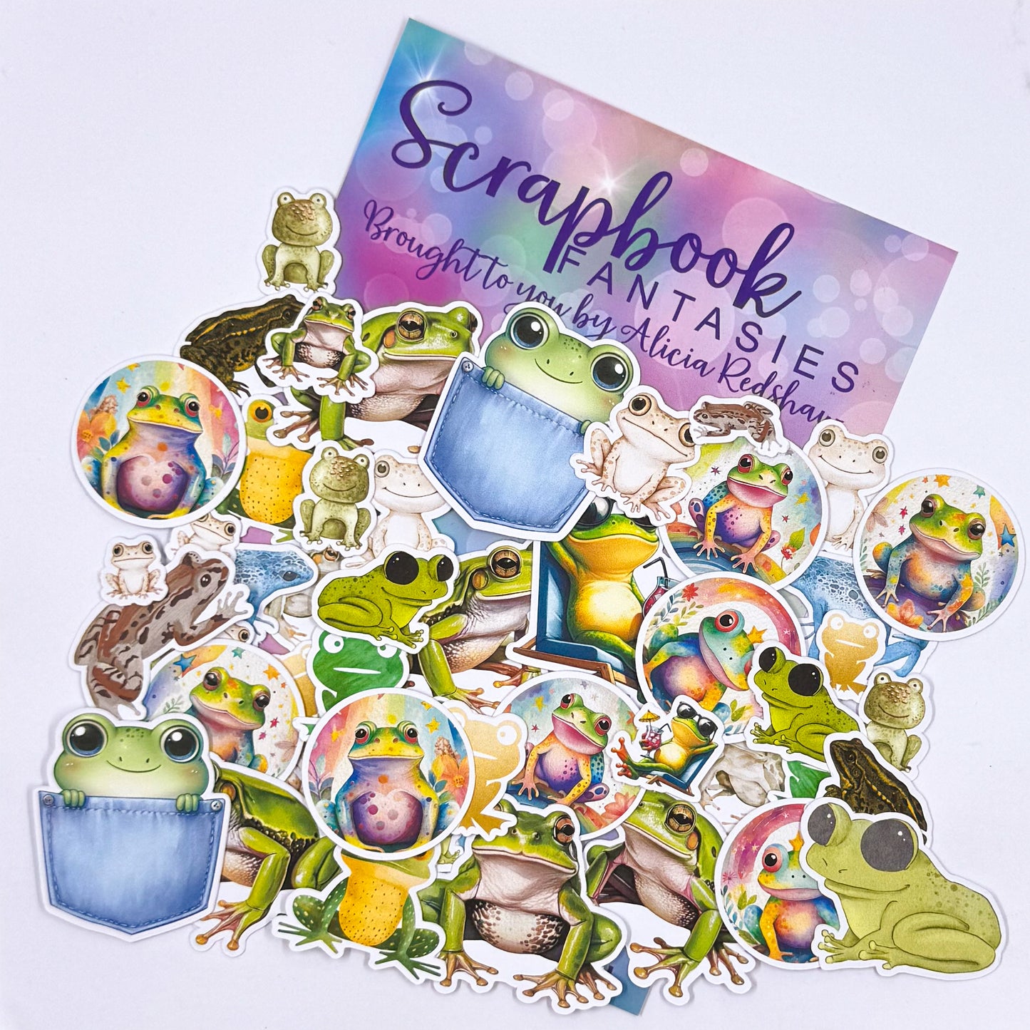 Colour-Cuts - Lots of Frogs (49 pieces) 20653