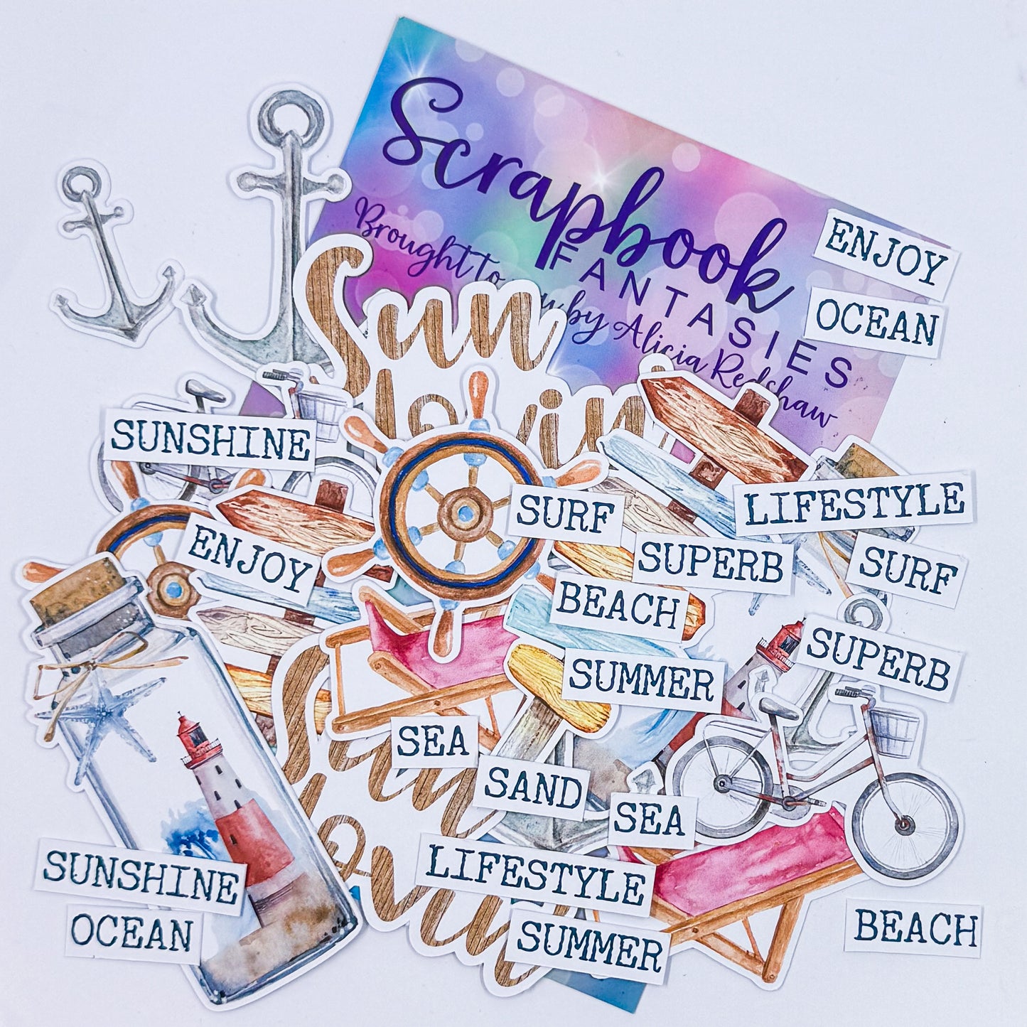 Colour-Cuts - Sunlovin (36 pieces) Designed by Alicia Redshaw