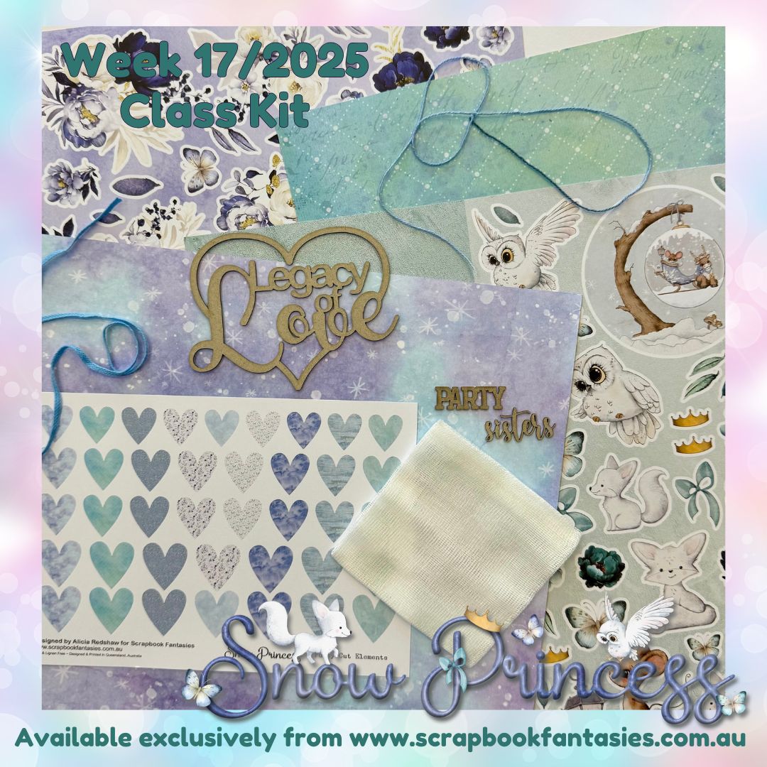 Class Kit for Live Classes Week 17/2025 with Alicia Redshaw (Monday 21 April) - Snow Princess Collection