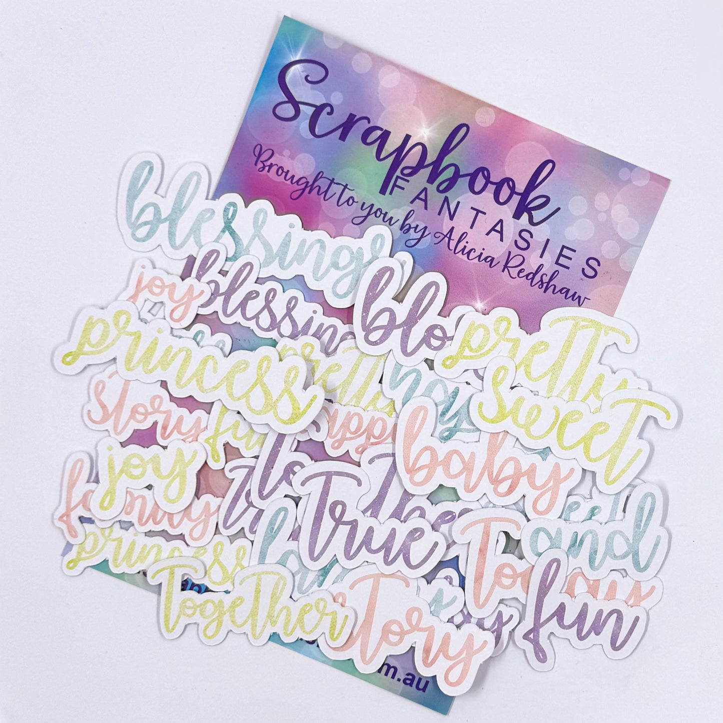 Fairytale Princess Colour-Cuts - Words (30 pieces) 20680