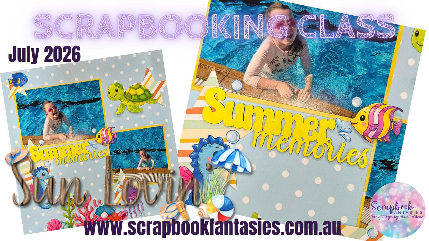 Friday Night Scrap-Along Scrapbooking Kit by Amelia-Ann Redshaw - 17 July 2026