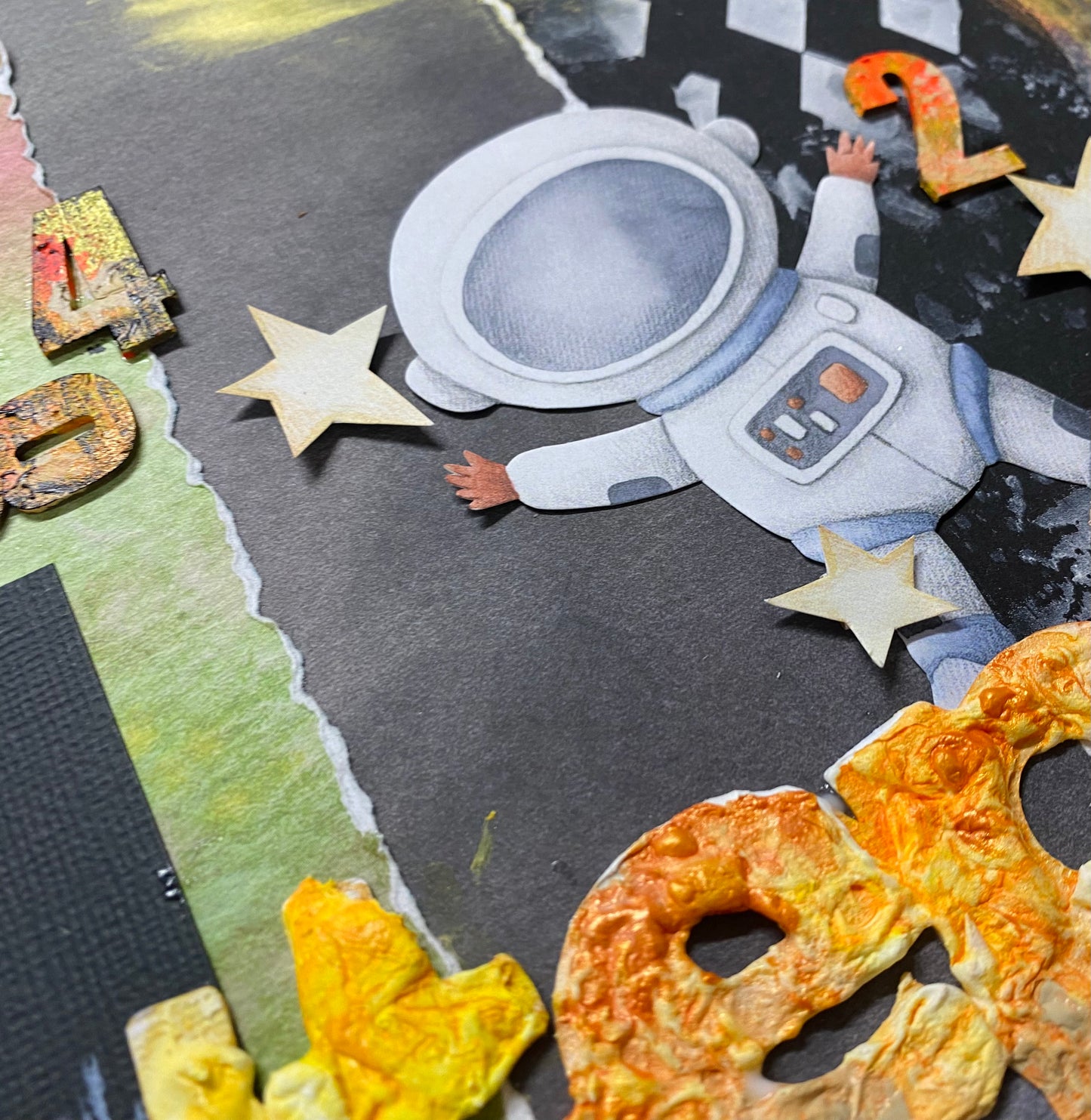 Outer Space Companion Page Scrapbooking Class Kit - Boys World Super Weekend Class 7 - Saturday 20 April 2024