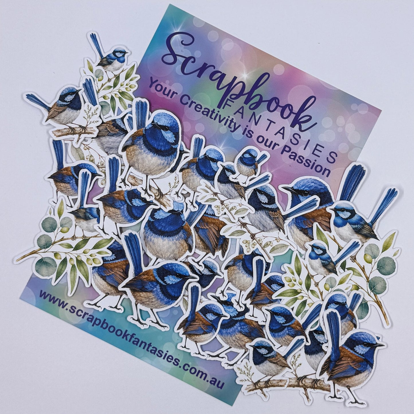 Generations Colour-Cuts - Fairy Wrens (over 25 pieces) 20921