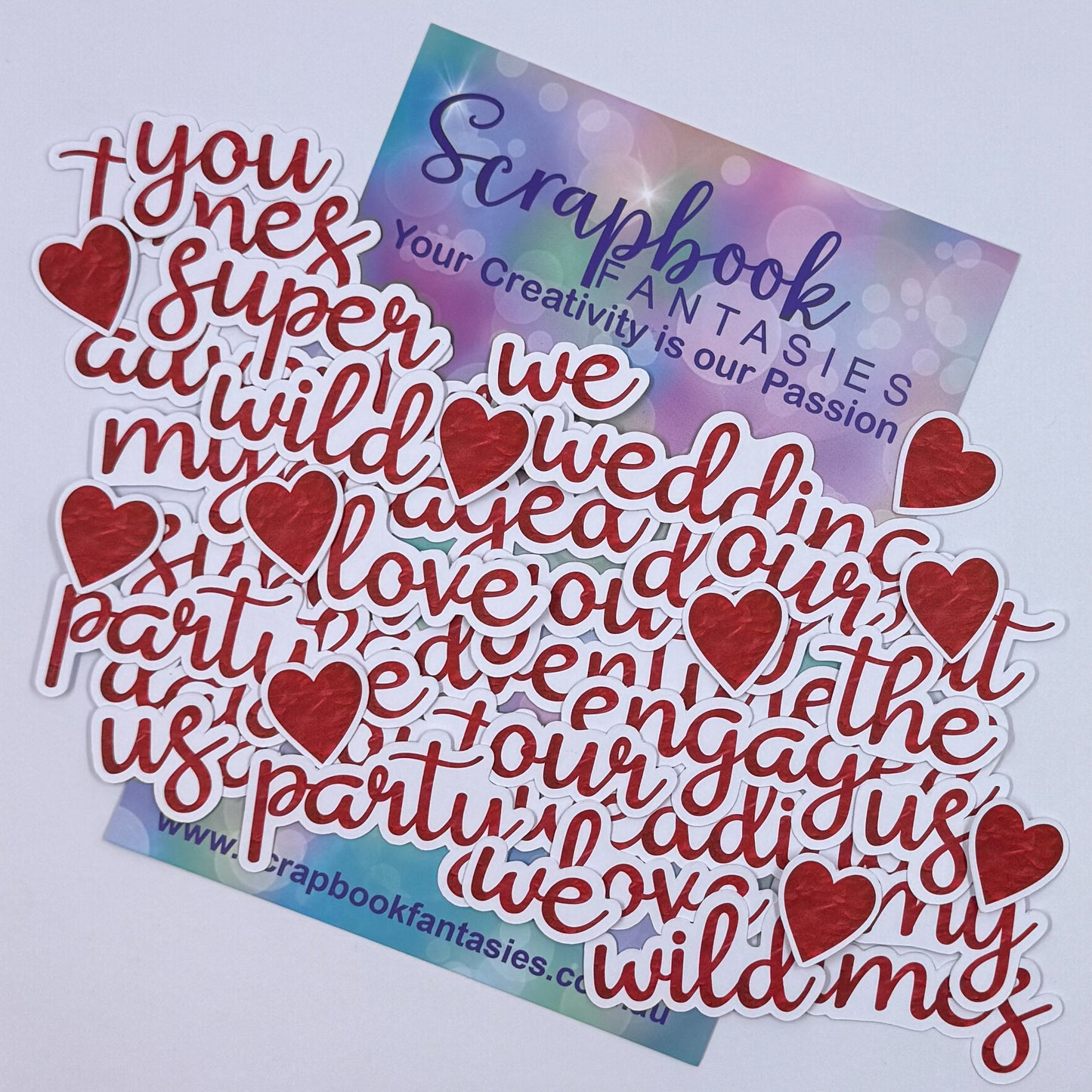 Gnome 4 You - Colour-Cuts Words 3 - Red (38 pieces) 20740