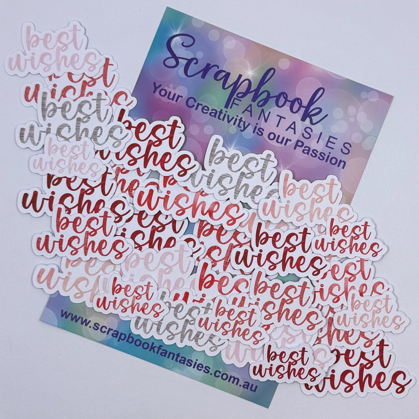 Gnome 4 You Colour-Cuts - Best Wishes Sentiments (29 pieces) 20748