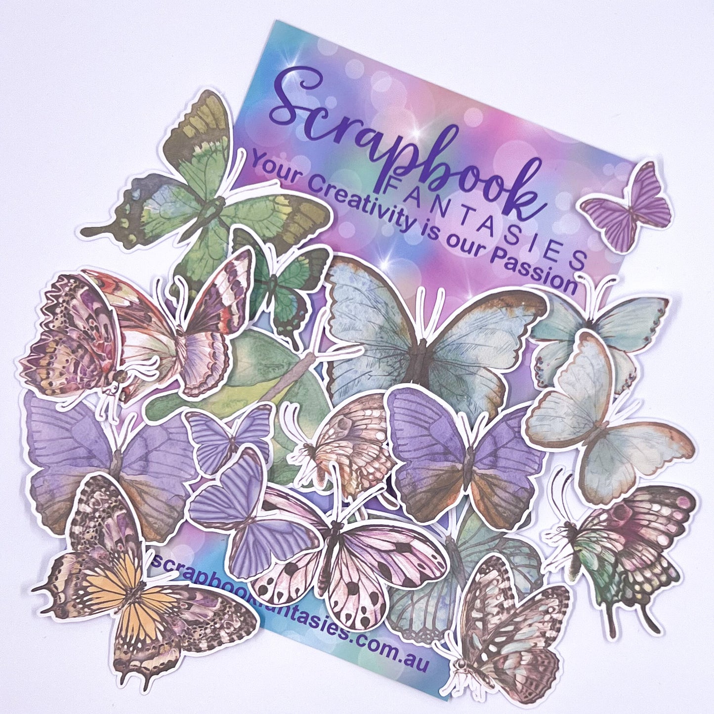 Butterfly-Cuts 24 (19 butterflies) Designed by Alicia Redshaw (10183)