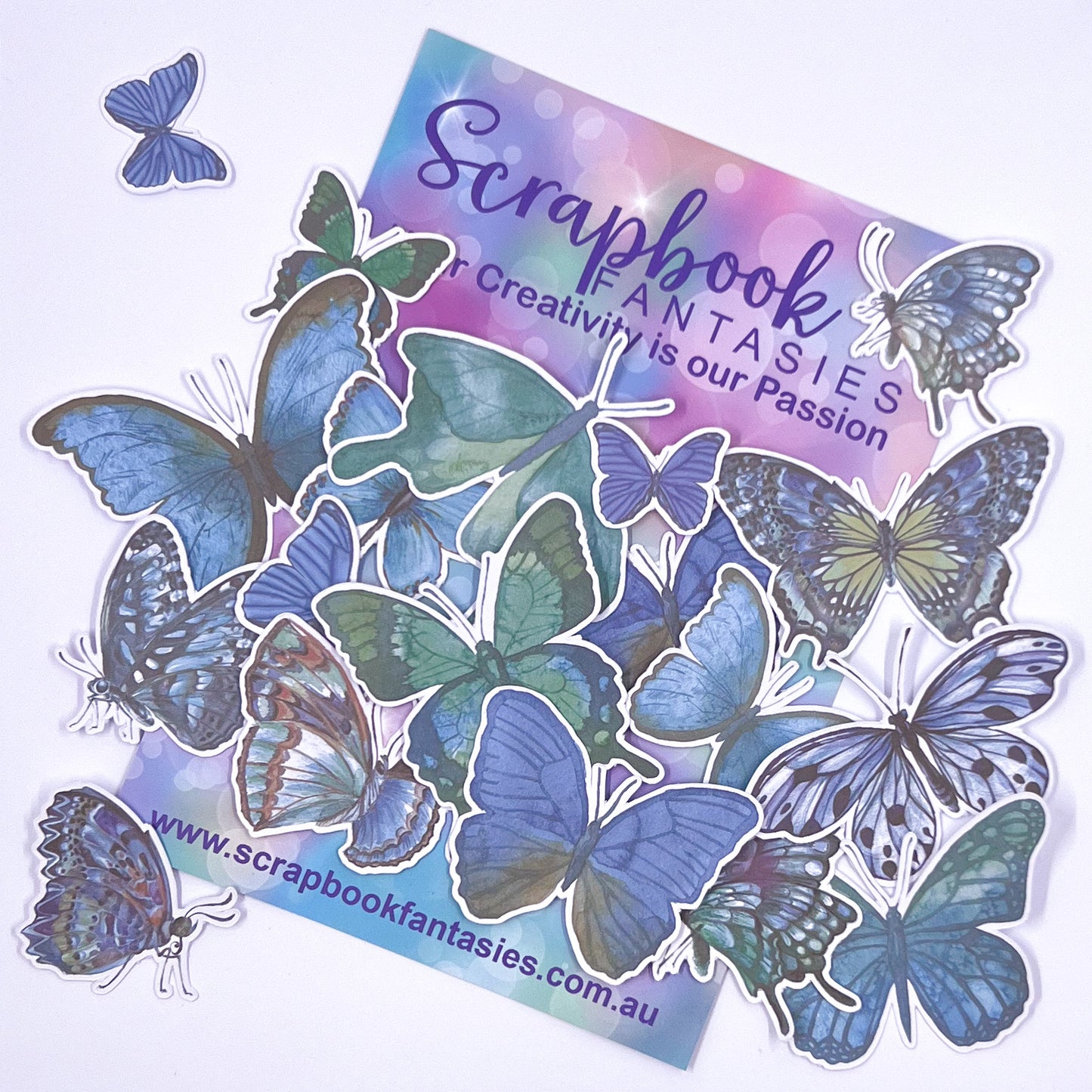 Butterfly-Cuts 22 (19 butterflies) - Colour-Cuts Designed by Alicia Redshaw (10162)