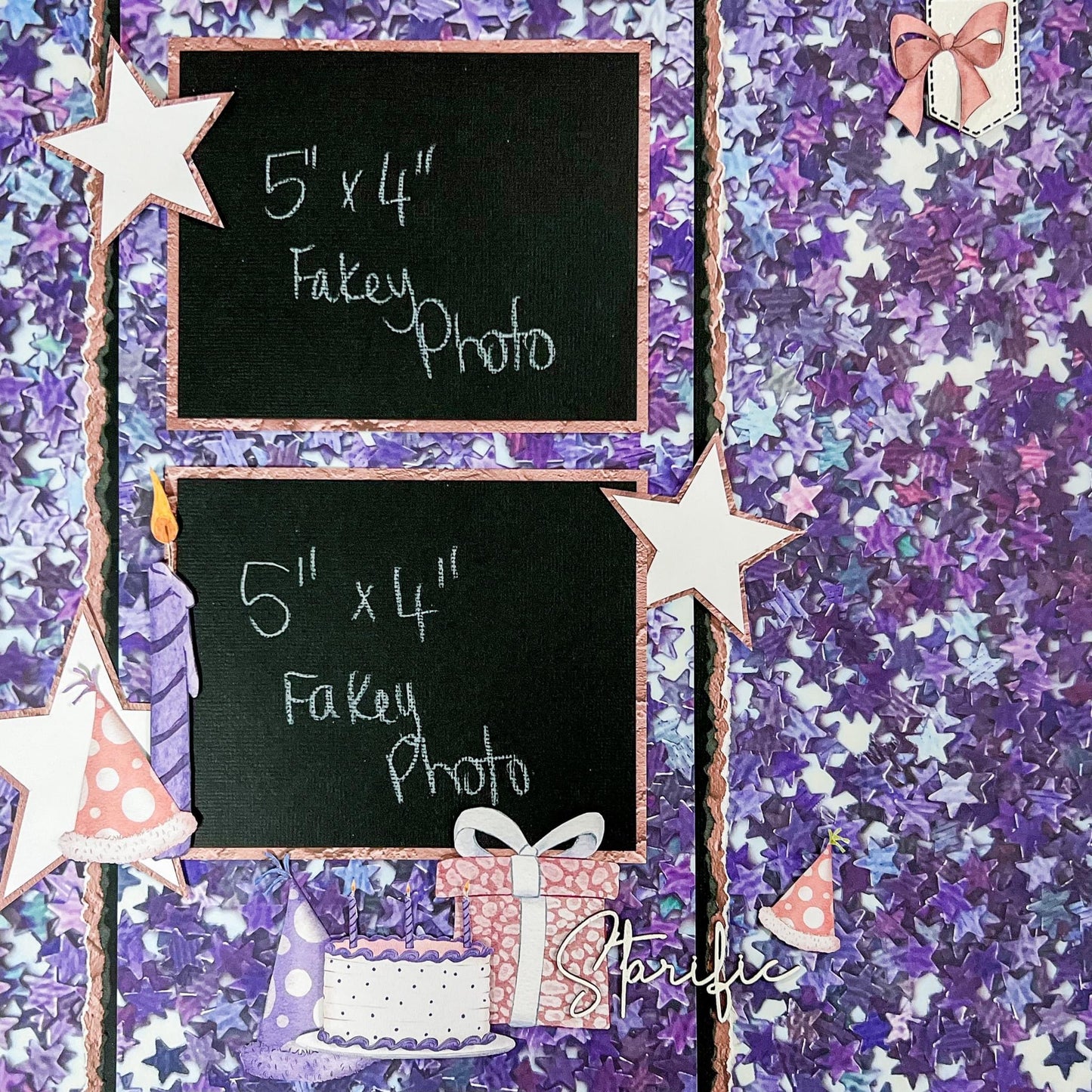 Purple Starific Saturday Night Scrap-Along Kit - 16 September 2023