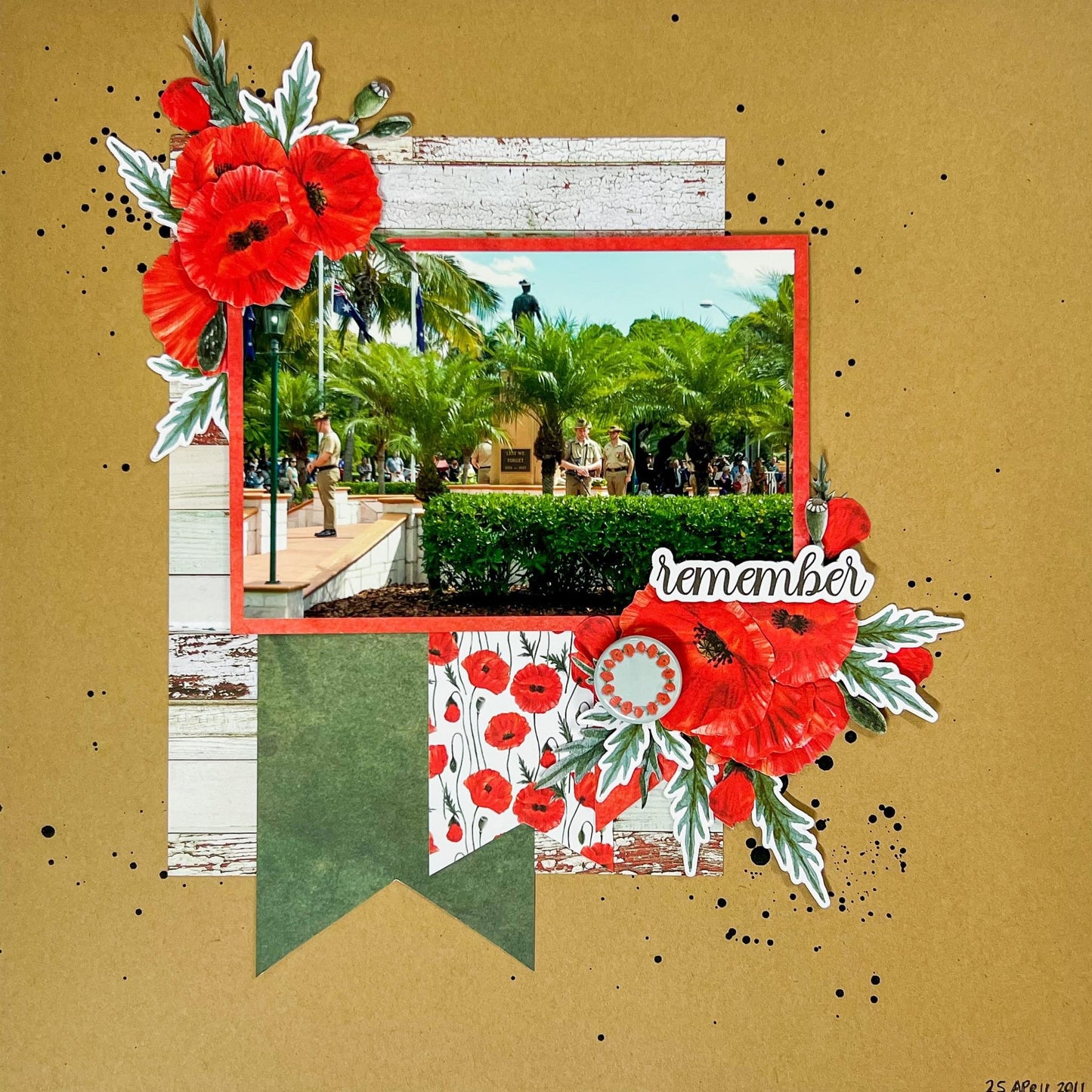 Poppies Rememberable Friday Night Scrap-Along Kit - 14 April 2023