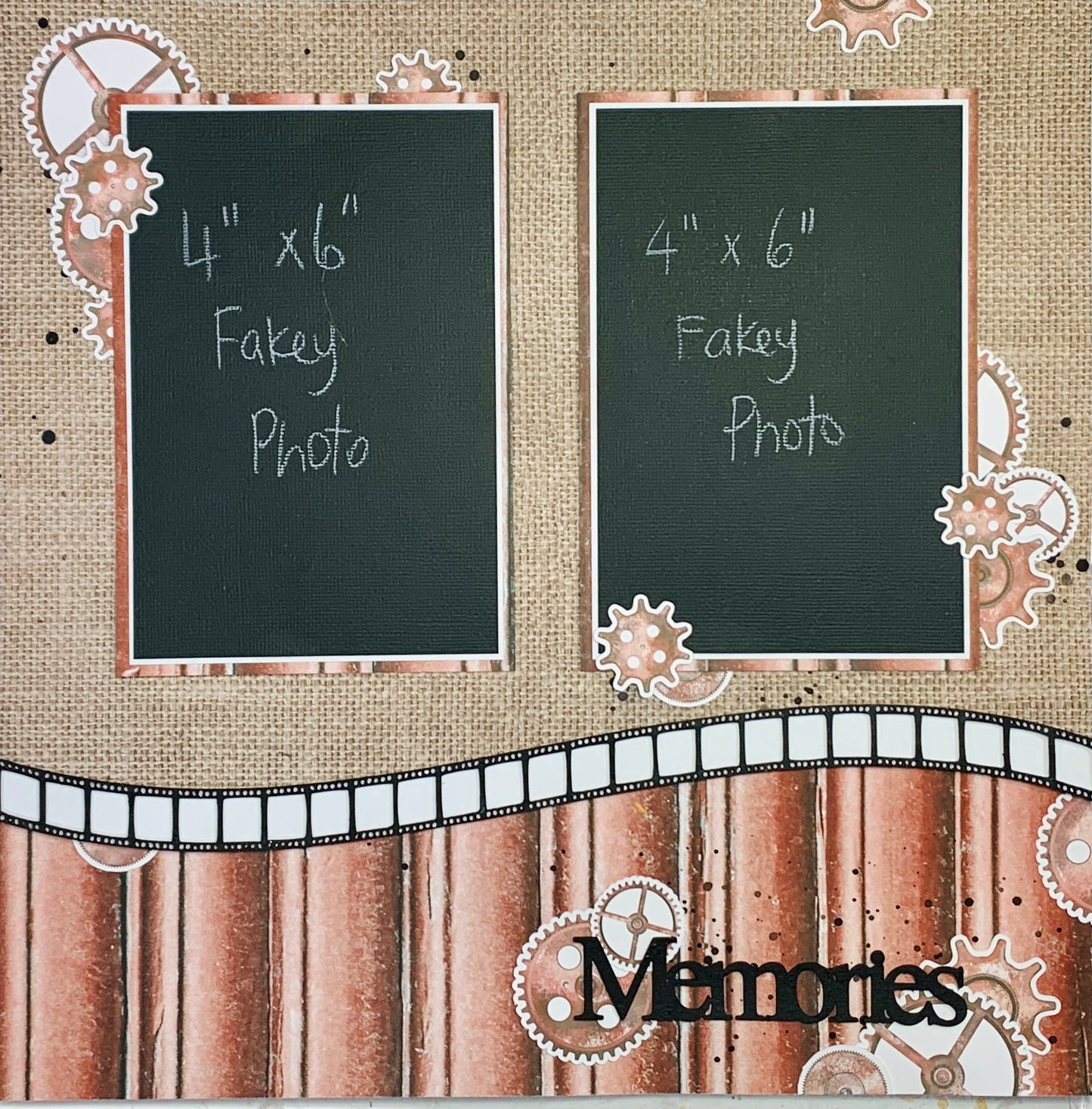 Steampunk & Feathers Scrapbook Layout Class Kit - Vintage Chic Super Weekend Class 11 - Sunday 19 May 2024