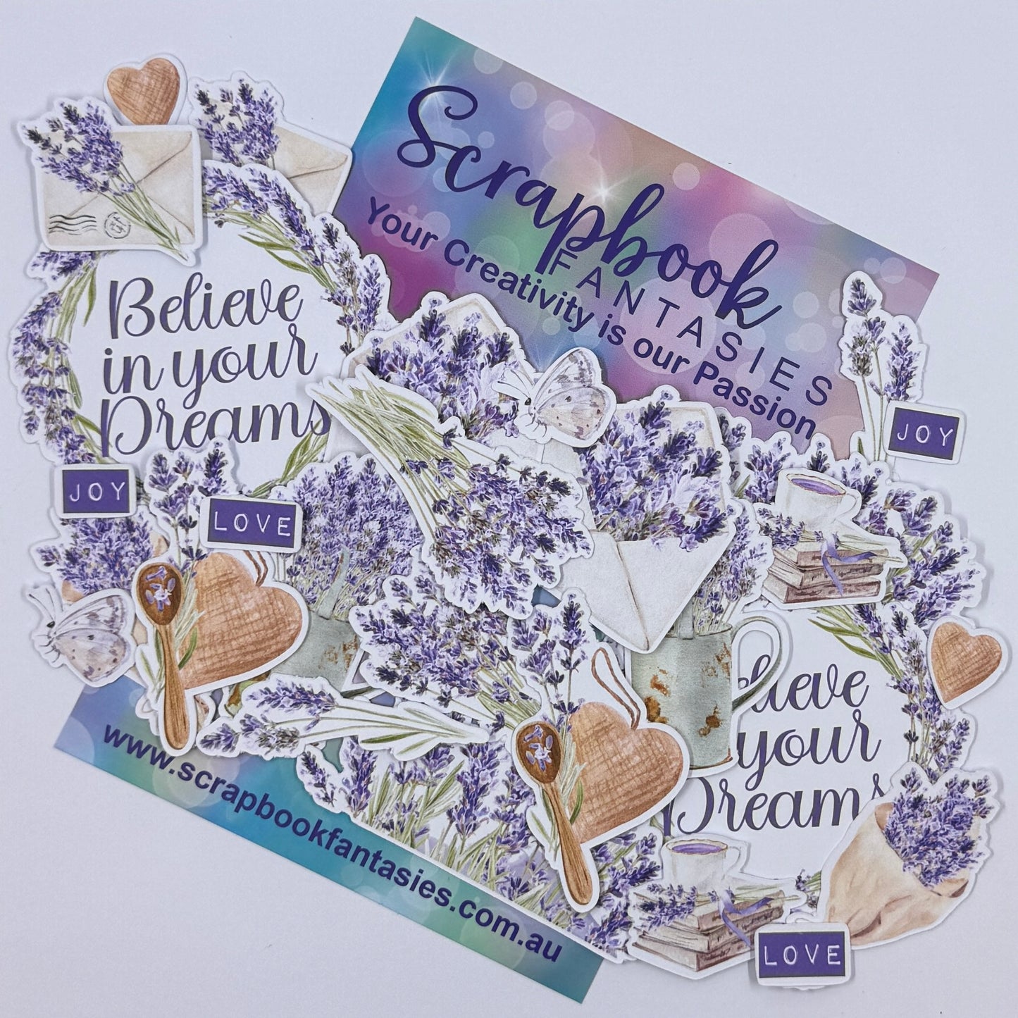 Lavender Dreams Colour-Cuts - Believe in your Dreams (28 pieces) 13550