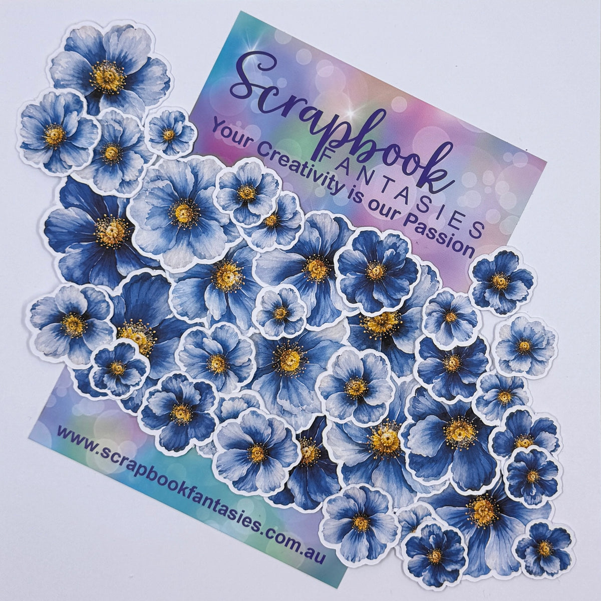 Mediterranean Vibes Colour-Cuts - Flowers (over 35 pieces) 20939