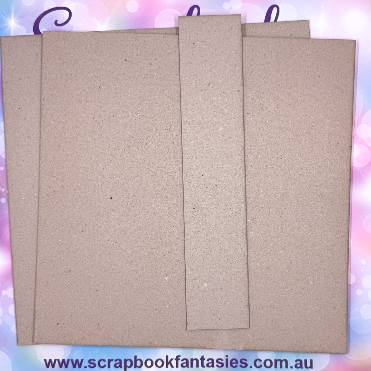 Mini-Book Cover Set - 10"x10" + 2" spine (3 pieces) High-quality 1.8mm Chipboard mb1010