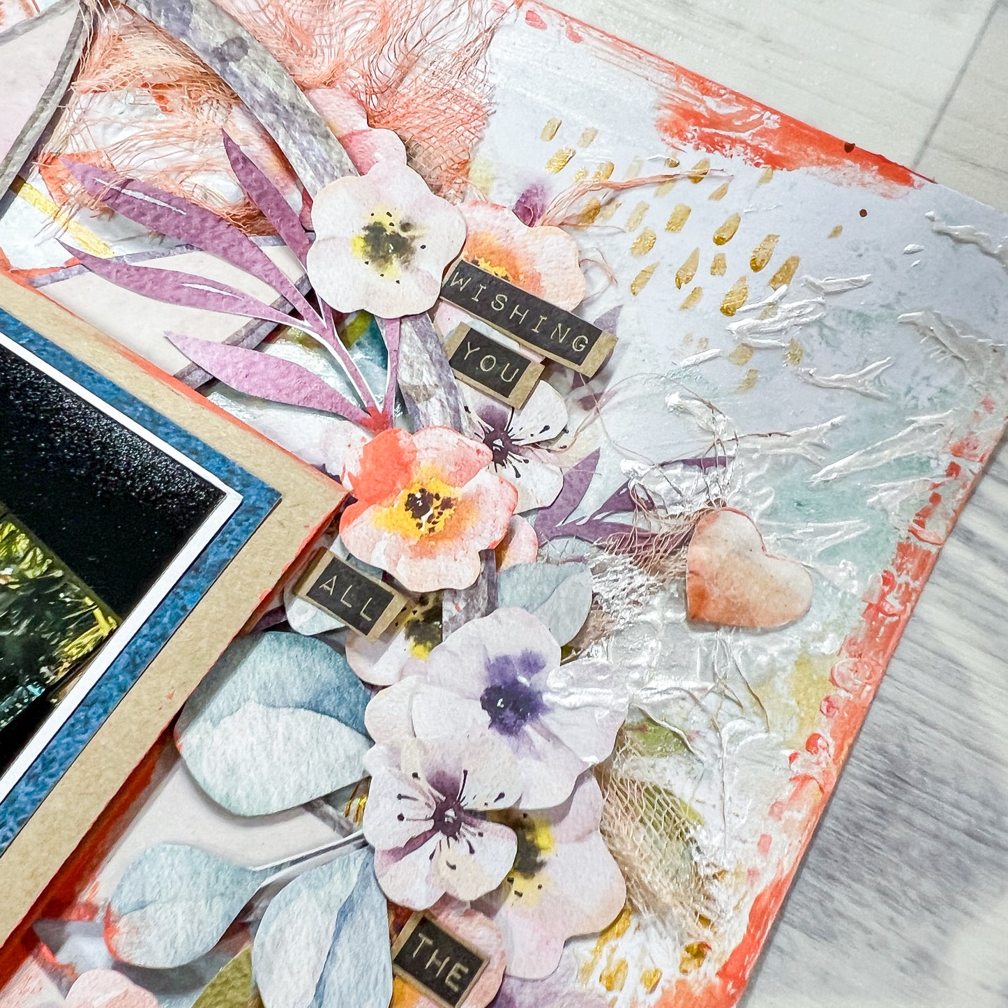 Interactive Mixed Media Mandala Scrapbook Layout Kit by Naomi-Jon Redshaw