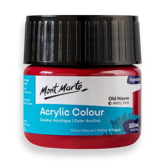 Mont Marte Old Mauve Acrylic Paint 100ml MSCH1012