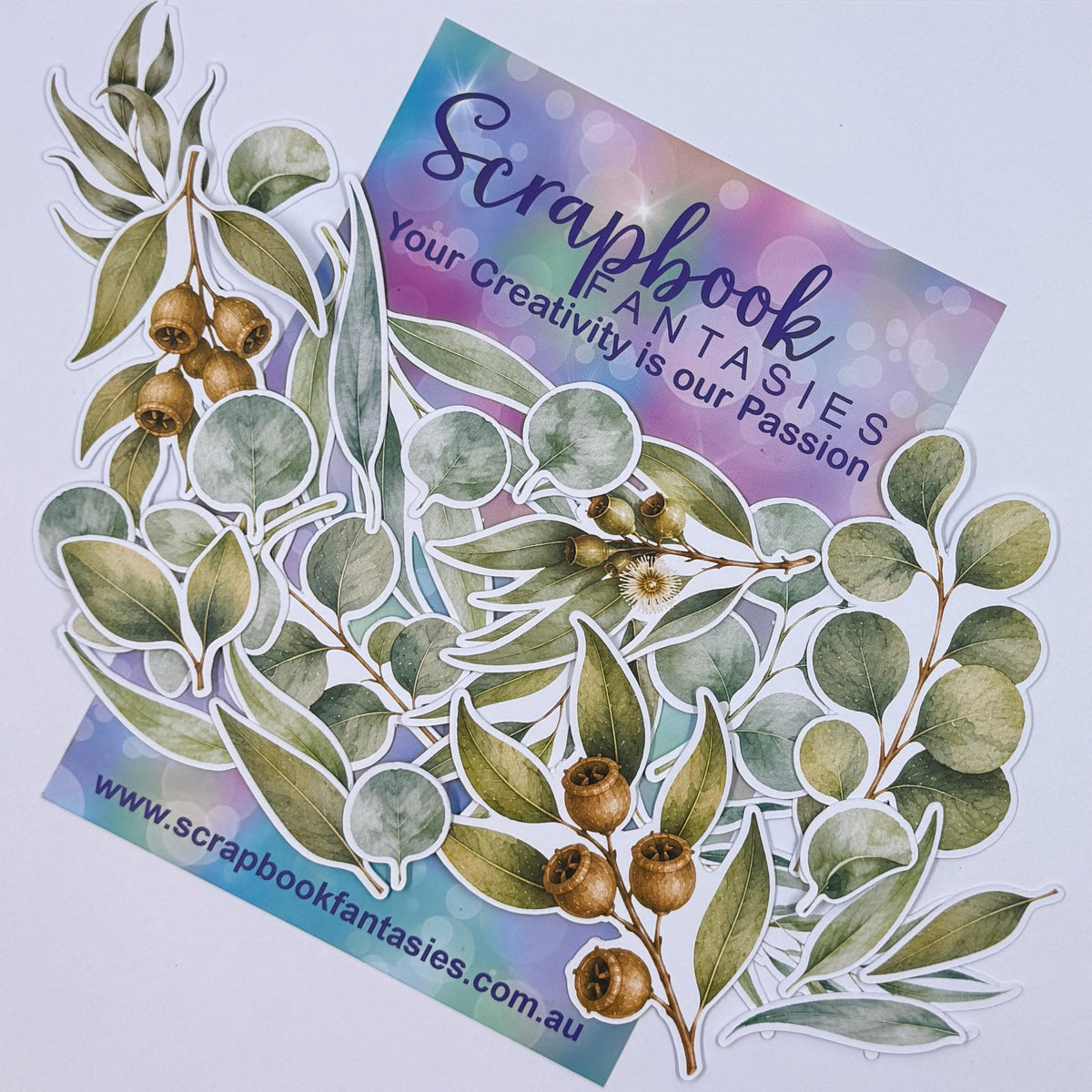 Moonlit Magic Colour-Cuts - Aussie Leaves (over 25 pieces) 20931