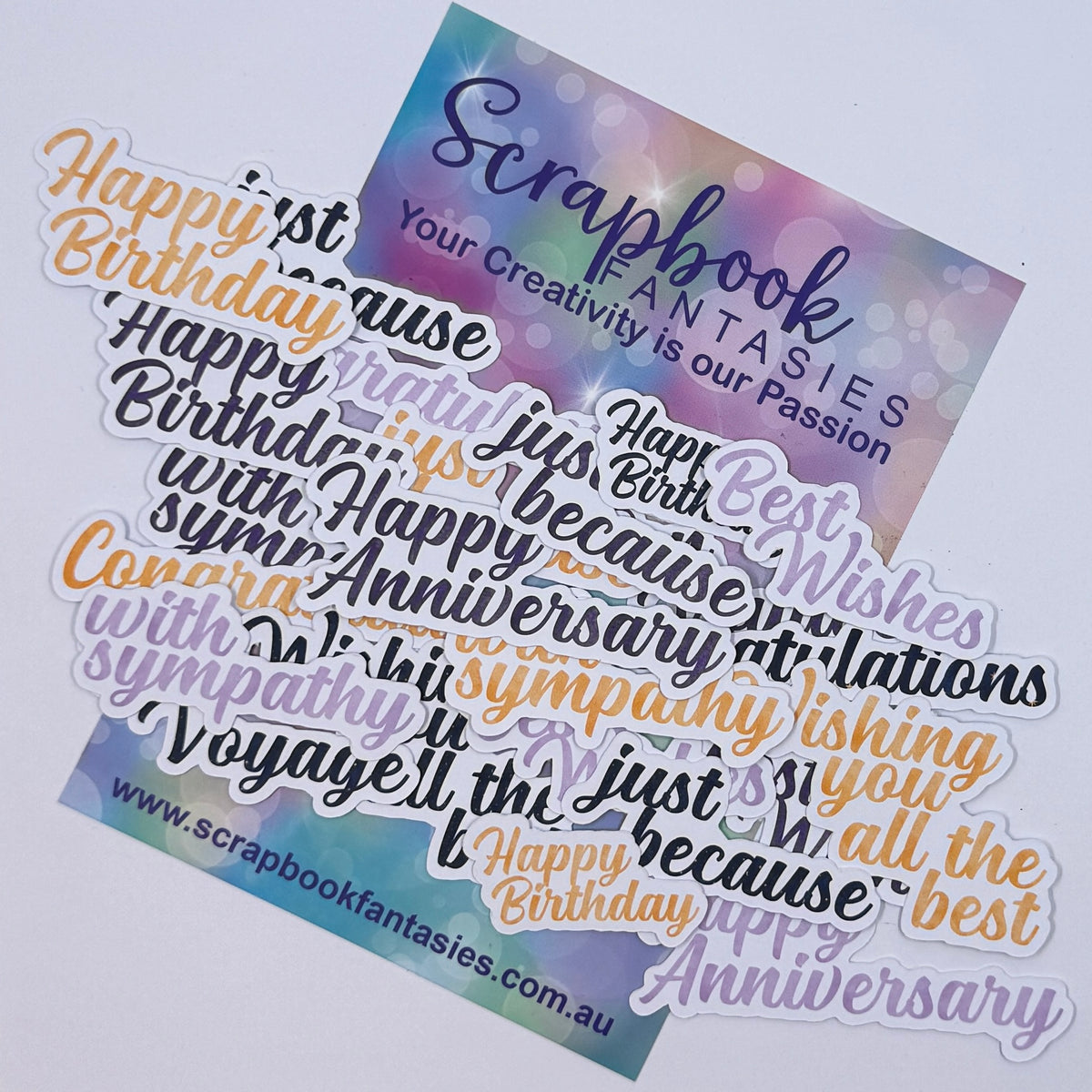 Moonlit Magic Colour-Cuts - Mixed Sentiments (23 pieces) 20934