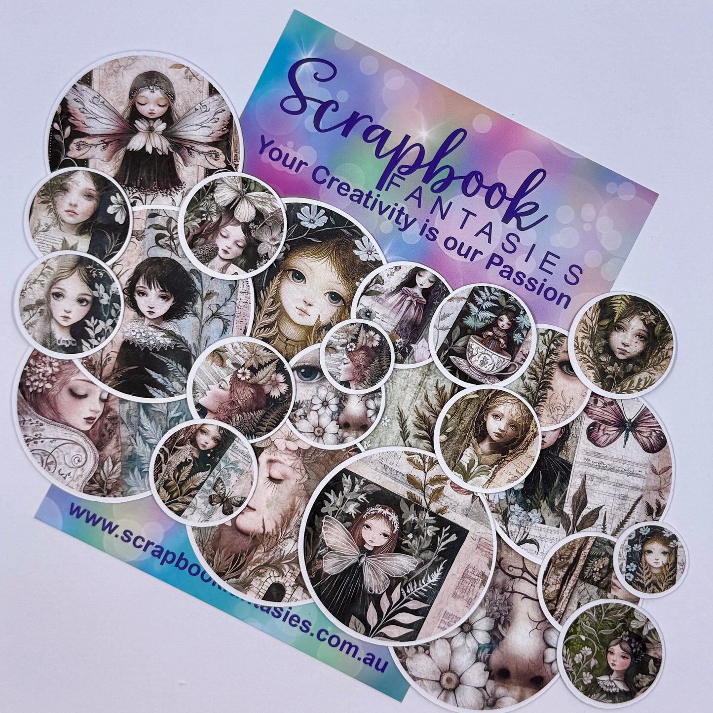 Natures Way Colour-Cuts - Nature Fairy Circle Scenes (over 20 pieces) 20886