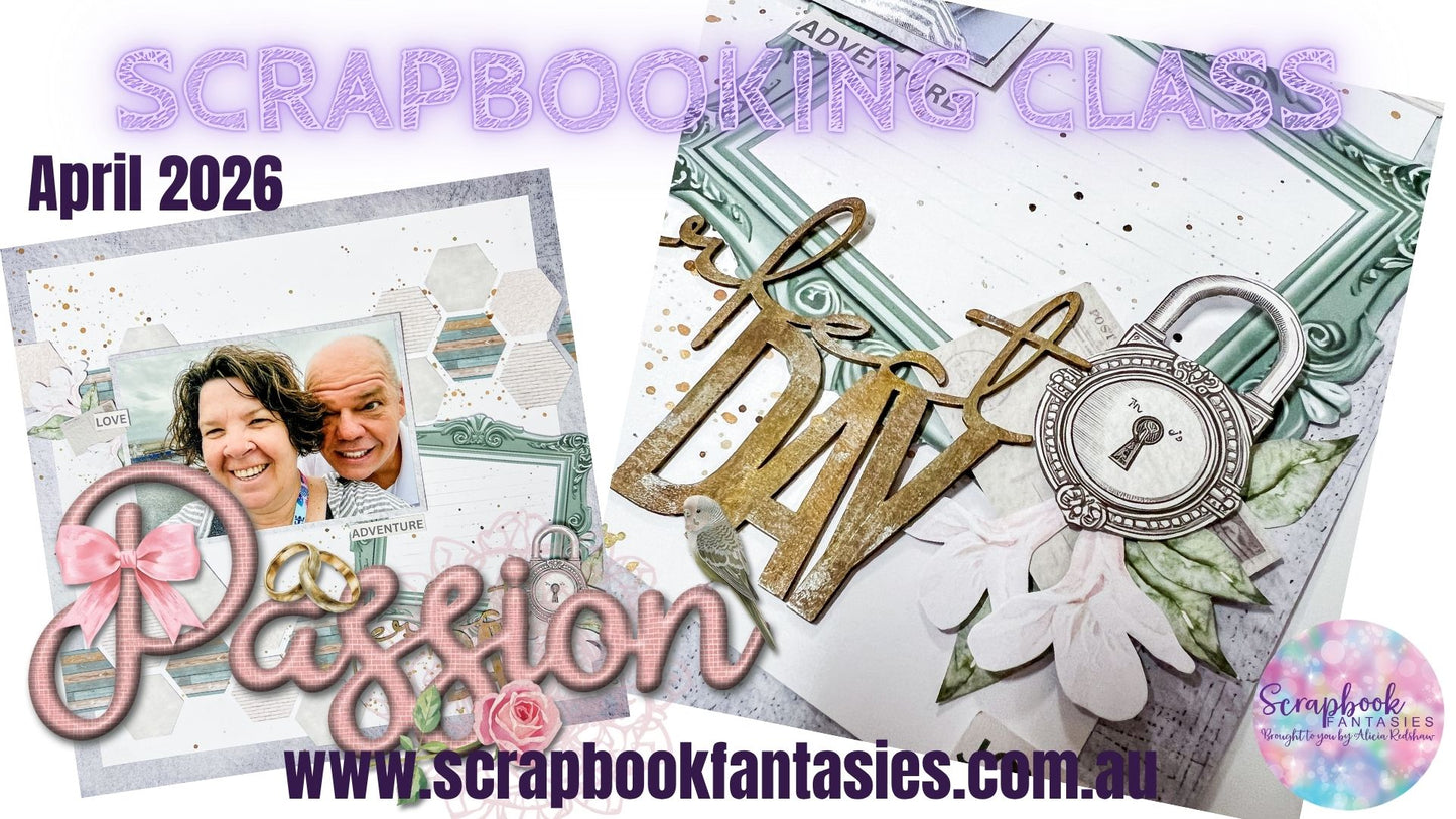 Passion Friday Night Scrap-Along Scrapbook Layout Kit by Alicia Redshaw - 10 April 2026