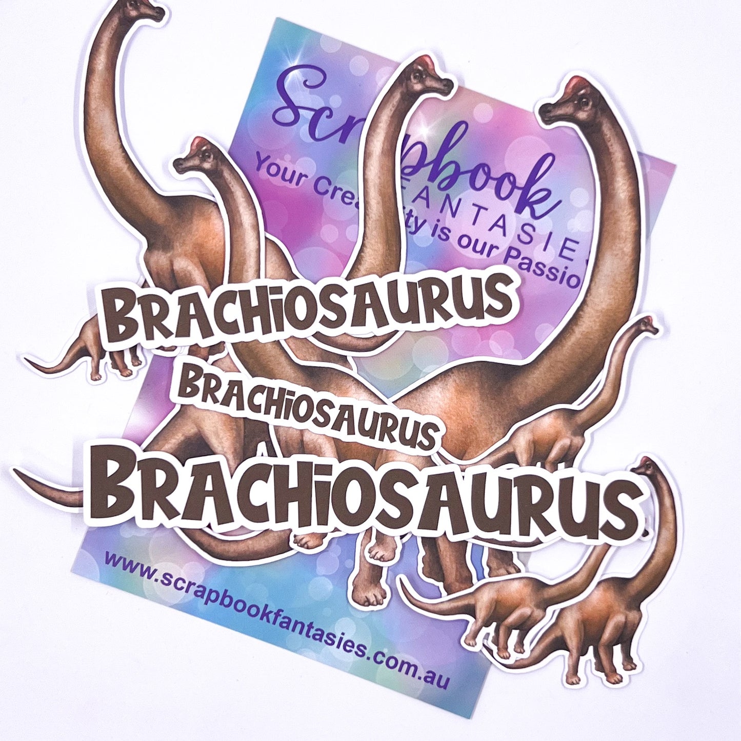DinoWorld Colour-Cuts - Brachiosaurus (12 pieces) Designed by Alicia Redshaw