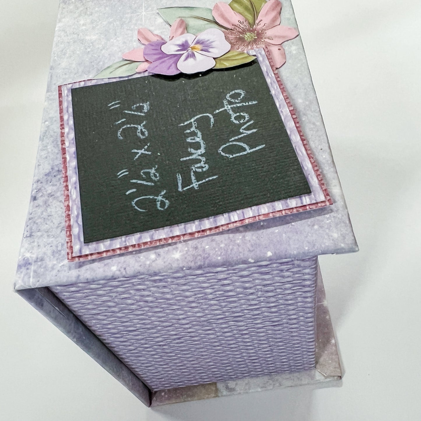 Photo Box Base Set 1 - holds 4"x6" photographs (7 pieces) High-quality 1.8mm Chipboard 20601