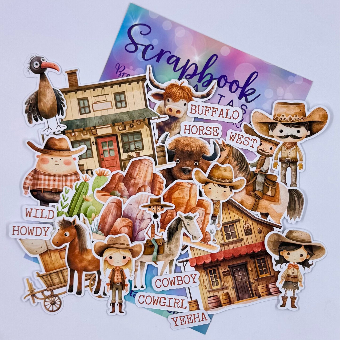 Wild West Colour Cuts (26 pieces) 90016