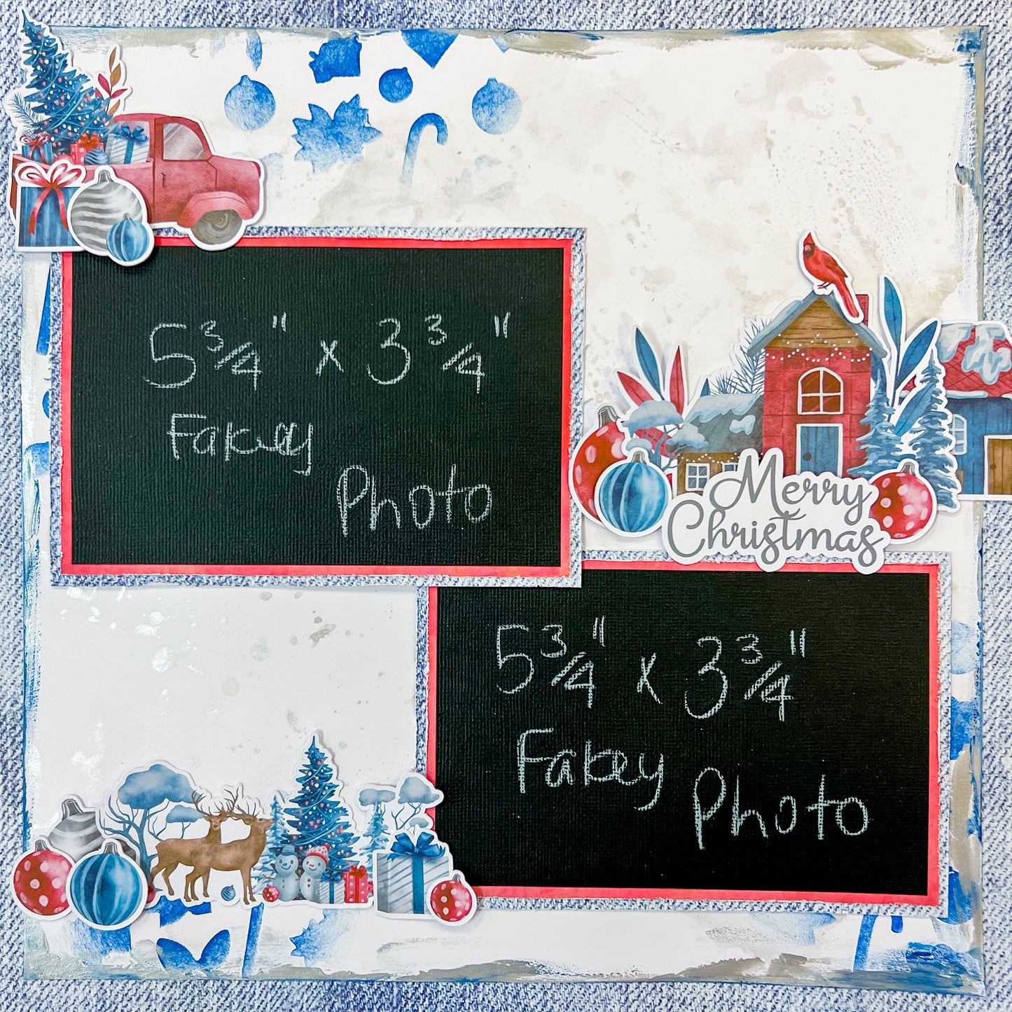 Christmasland - Scrapbook Layout Scrap-Along Kit - GICS #18 - 24 November 2023