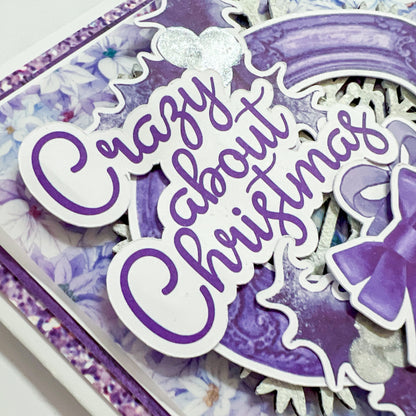 Purple Christmas - Crazy about Christmas Card-Along Kit - GICS #18 - 25 November 2023