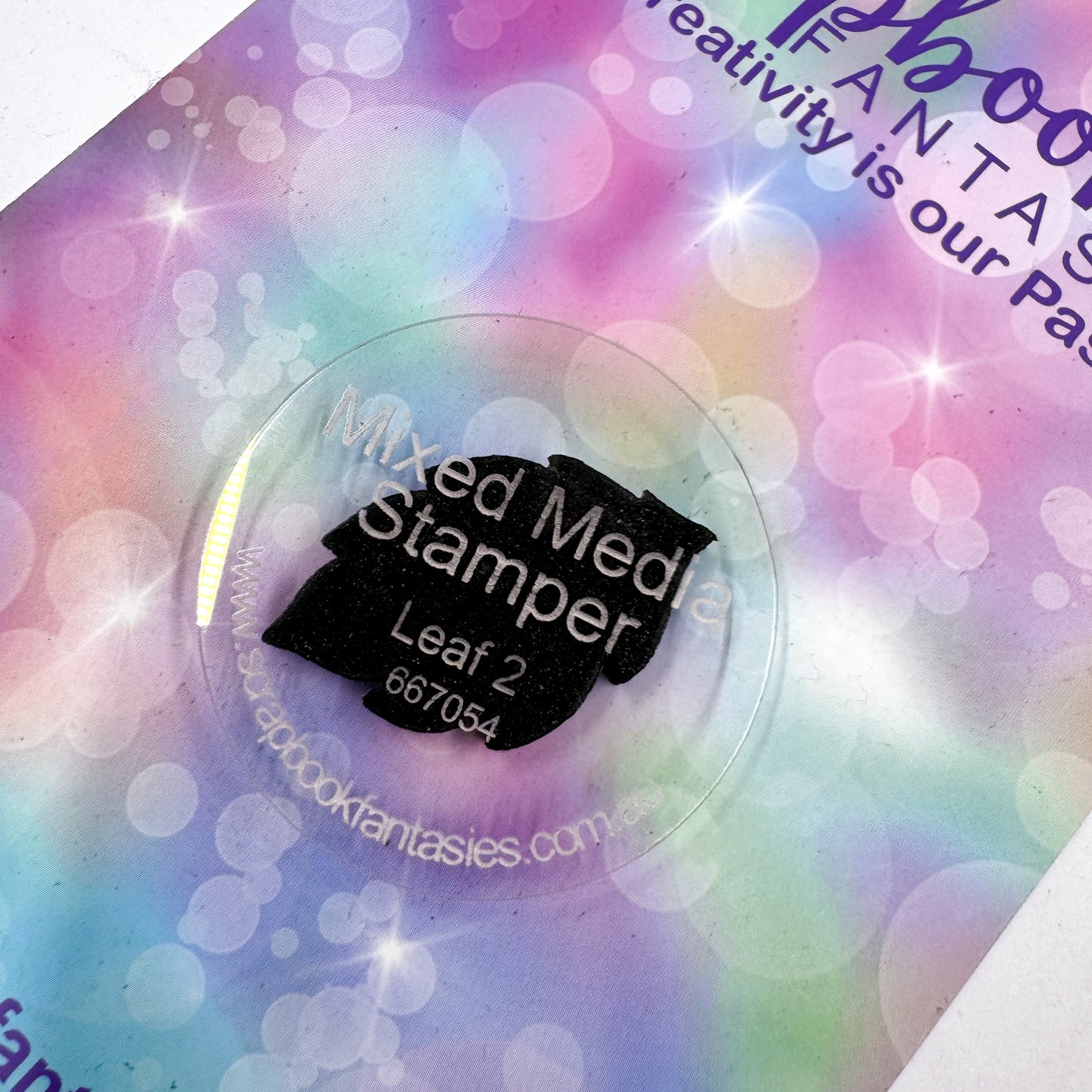 Mixed Media Stamper - Foam Stamp - Leaf 2 667054