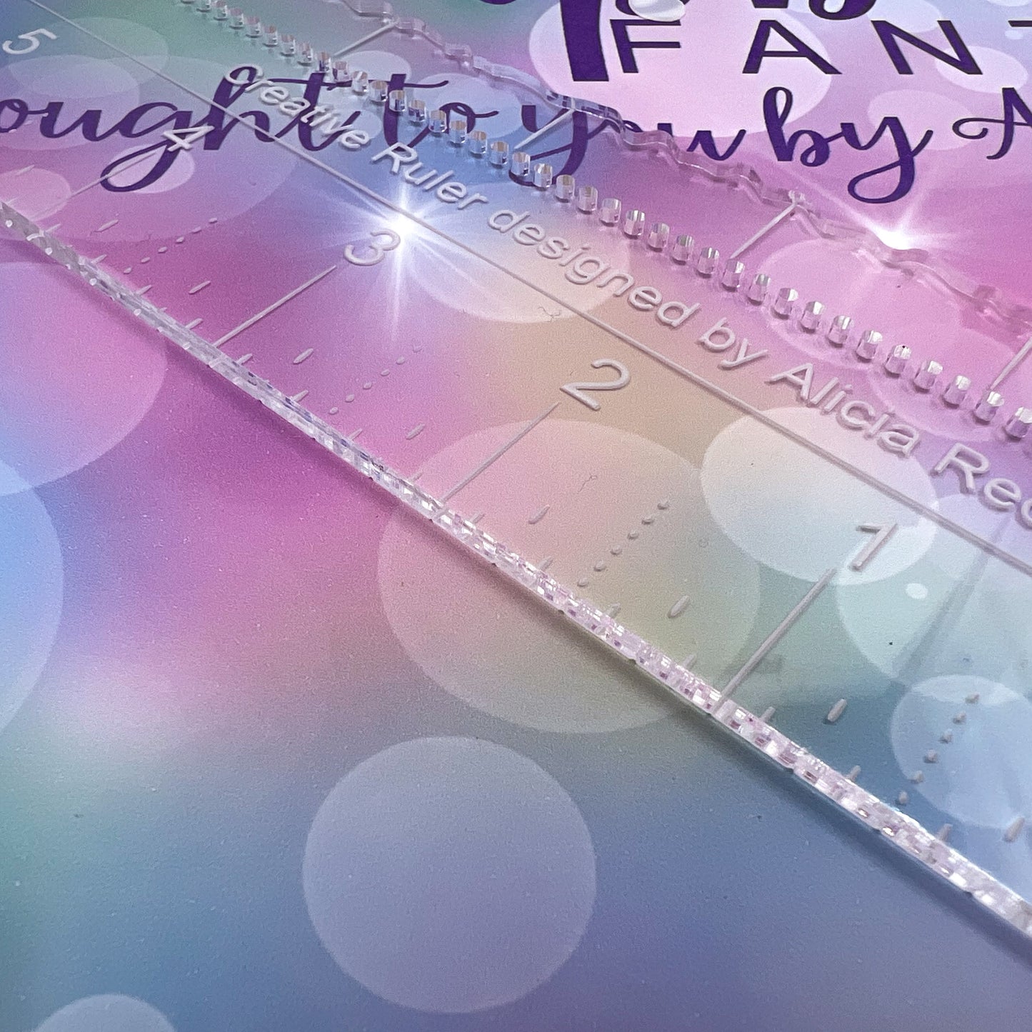 Scrapbook Fantasies Creative Ruler - 12"x2" - Designed by Alicia Redshaw 14631