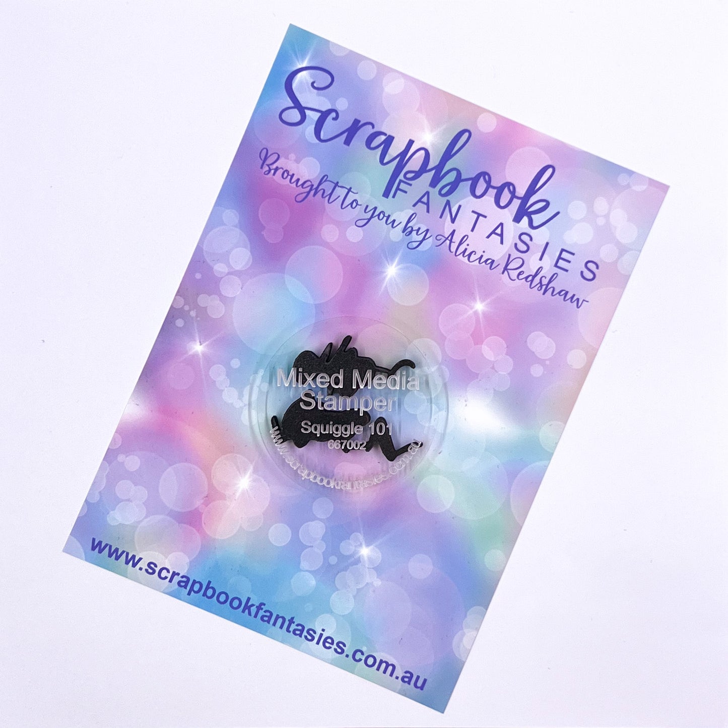 Mixed Media Stamper - Foam Stamp - Squiggle 101 667002