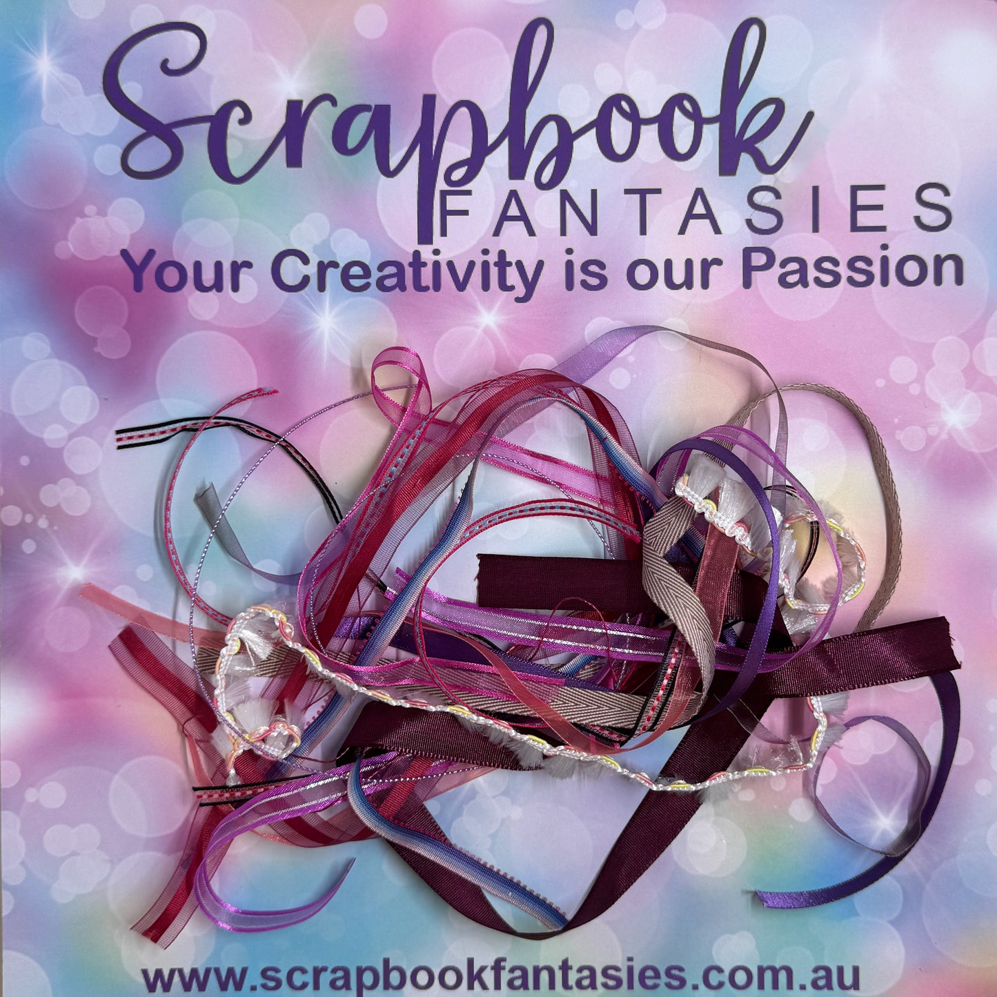 Scrapbook Fantasies Dreamland Ribbon Pack - 14 x approx. 1/2 mt lengths - 20786