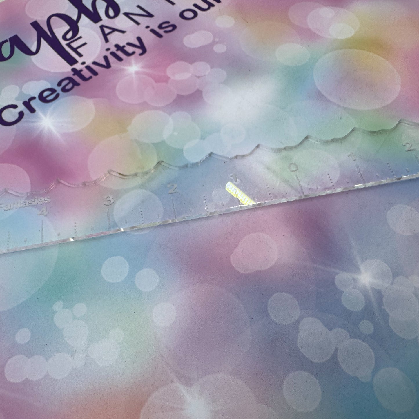 Scrapbook Fantasies Heartbeat Ruler - 12"x1 1/4"