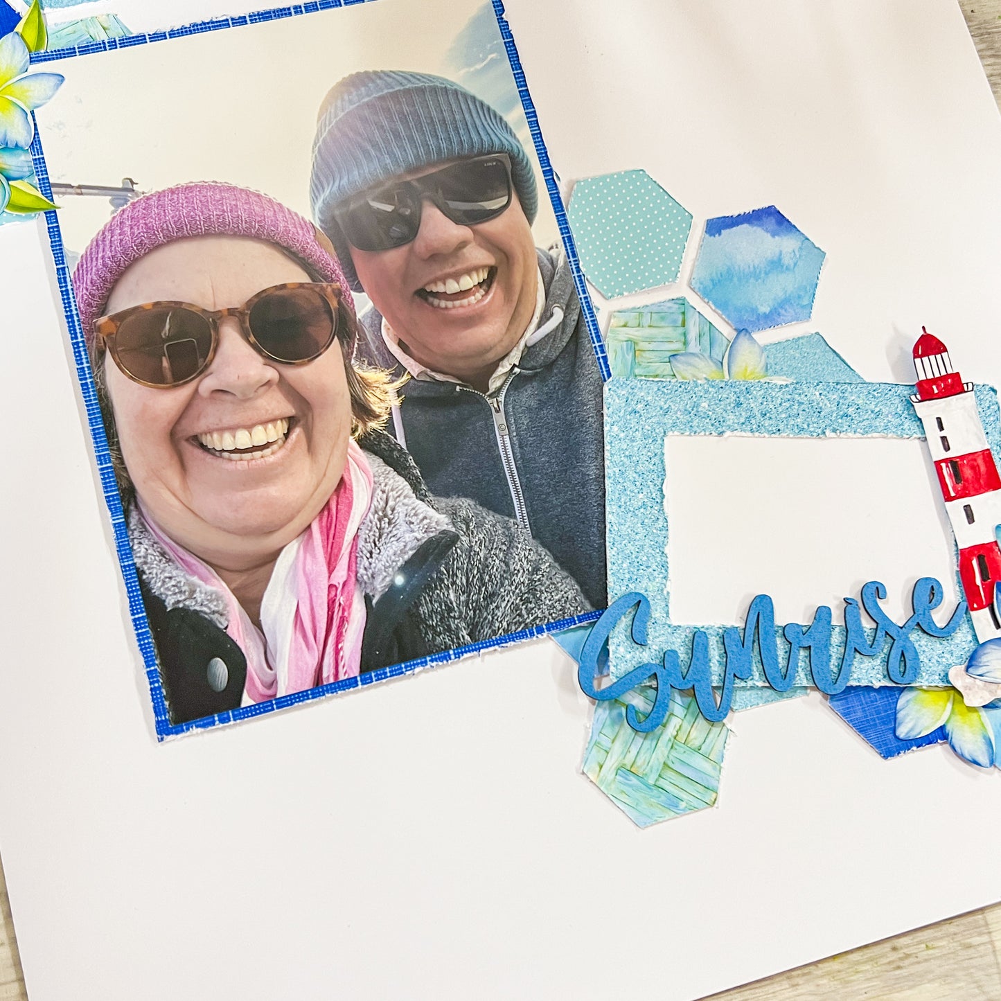 Sunlovin' Trio of Single Scrapbook Layouts Kit by Alicia Redshaw