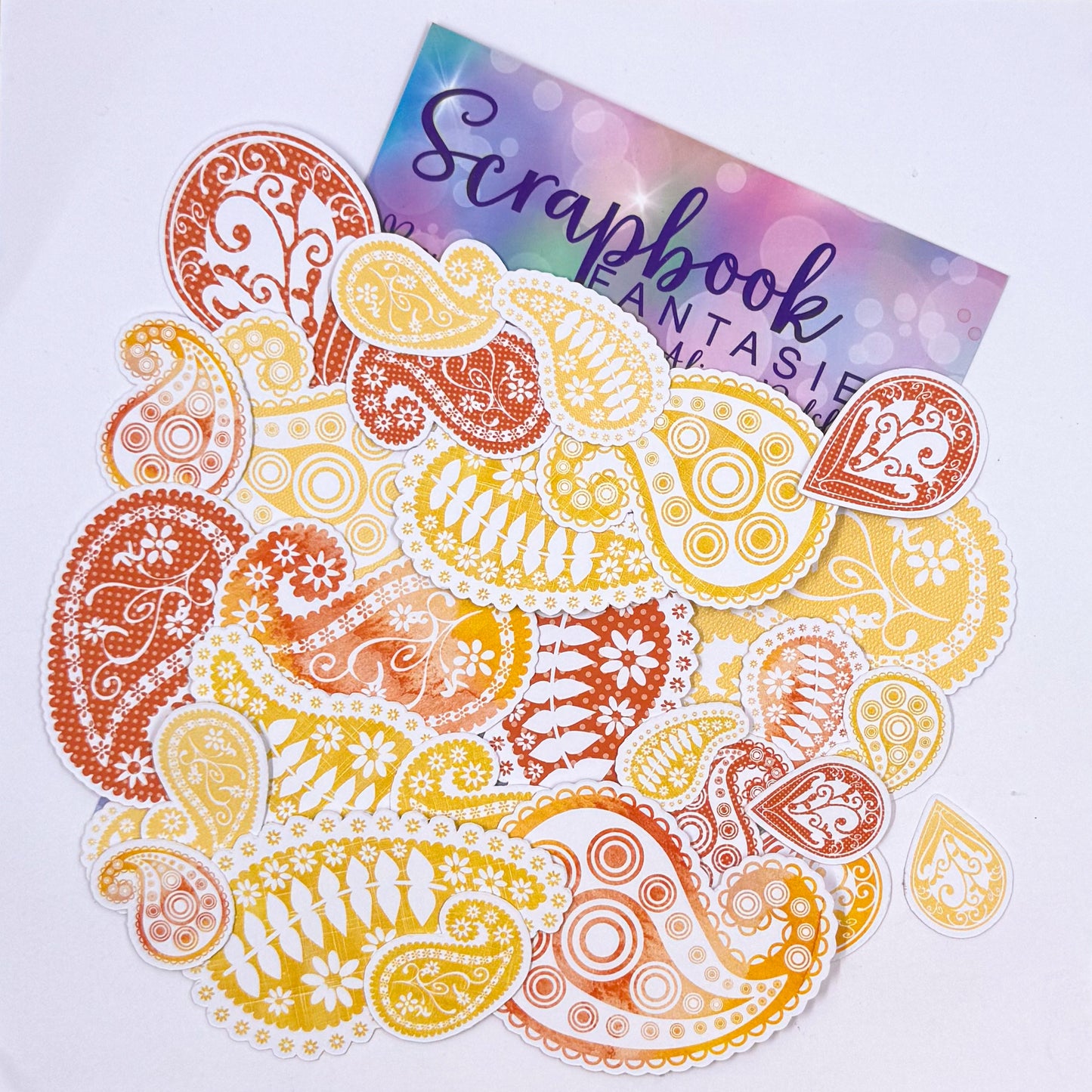 Tropical Colour-Cuts - Paisley (28 pieces) 20721