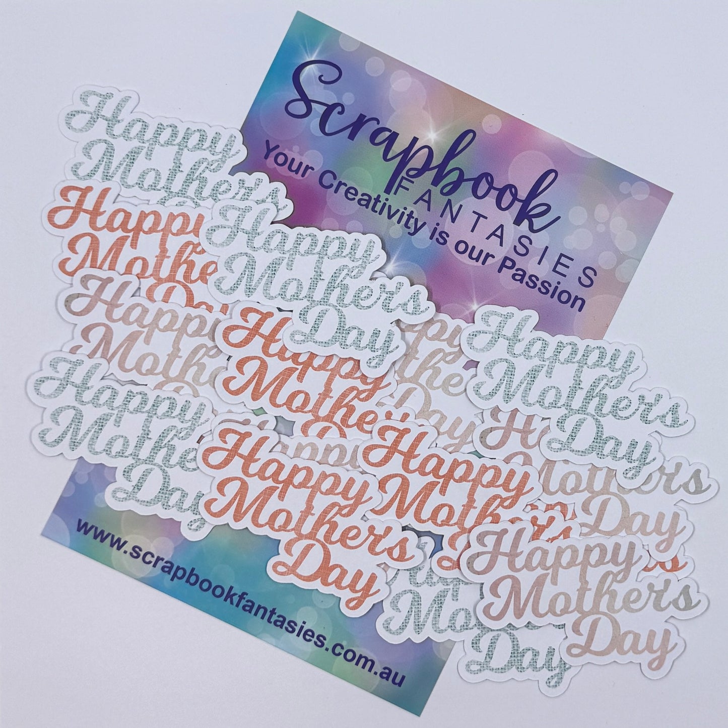Vintage Easter Colour-Cuts - Happy Mother's Day (over 12 pieces) 20901