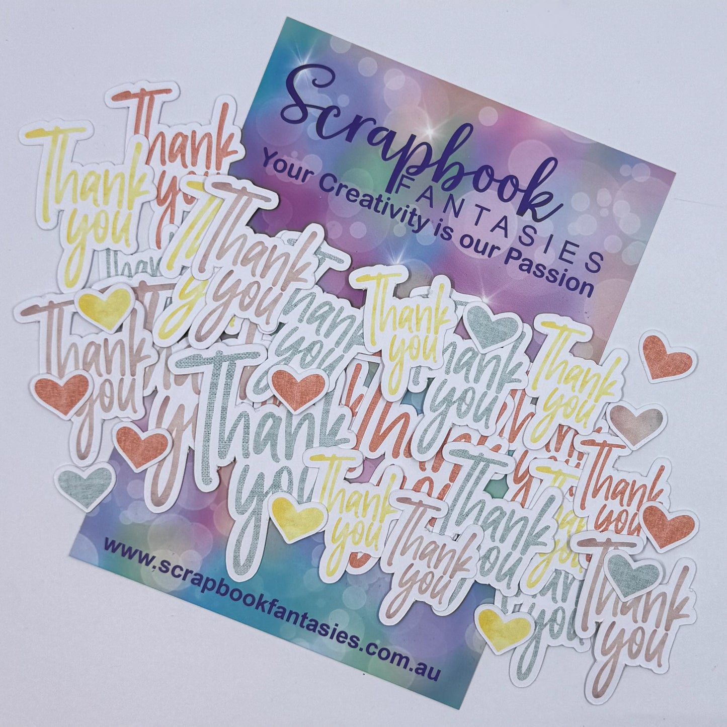 Vintage Easter Colour-Cuts - Thank you (36 pieces) 20826