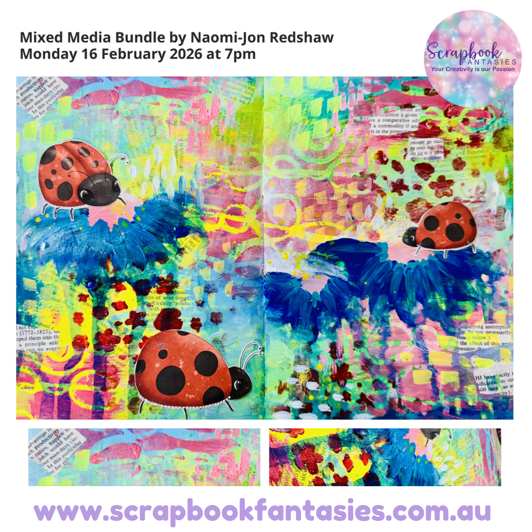 Flamingo Mixed Media Bundle by Naomi-Jon Redshaw - 16 February 2026