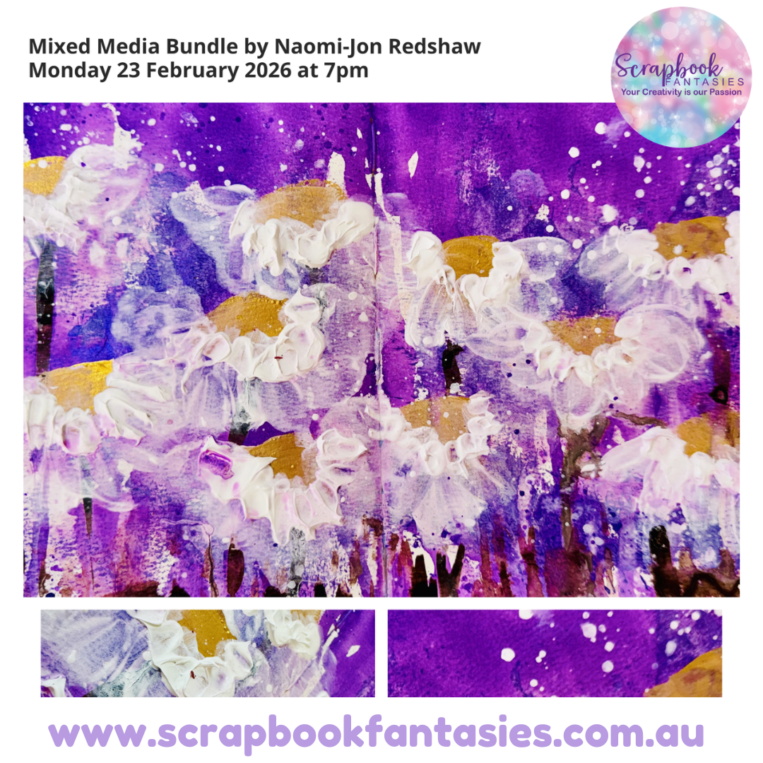 Drip Flowers Mixed Media Bundle by Naomi-Jon Redshaw - 23 February 2026