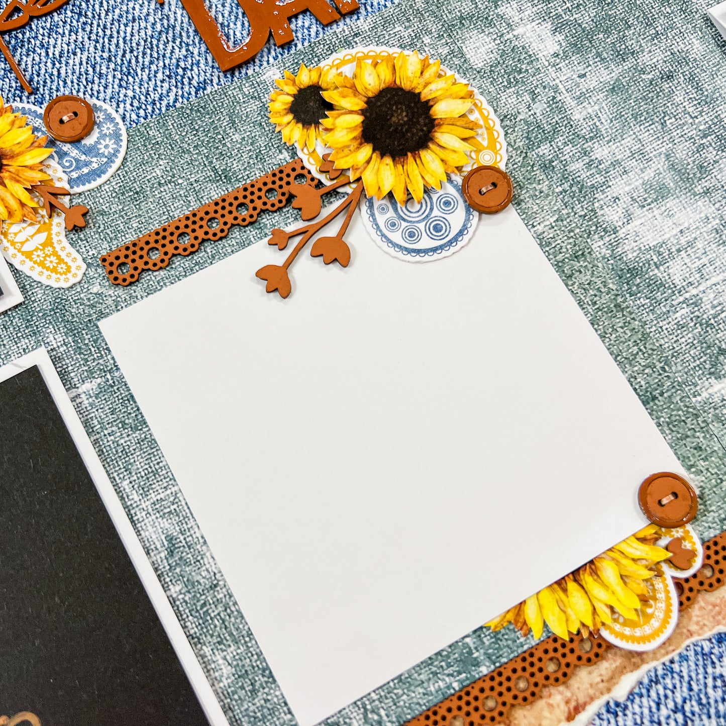 Western Girl Interactive Double Page Scrapbook Layout Kit by Alicia Redshaw