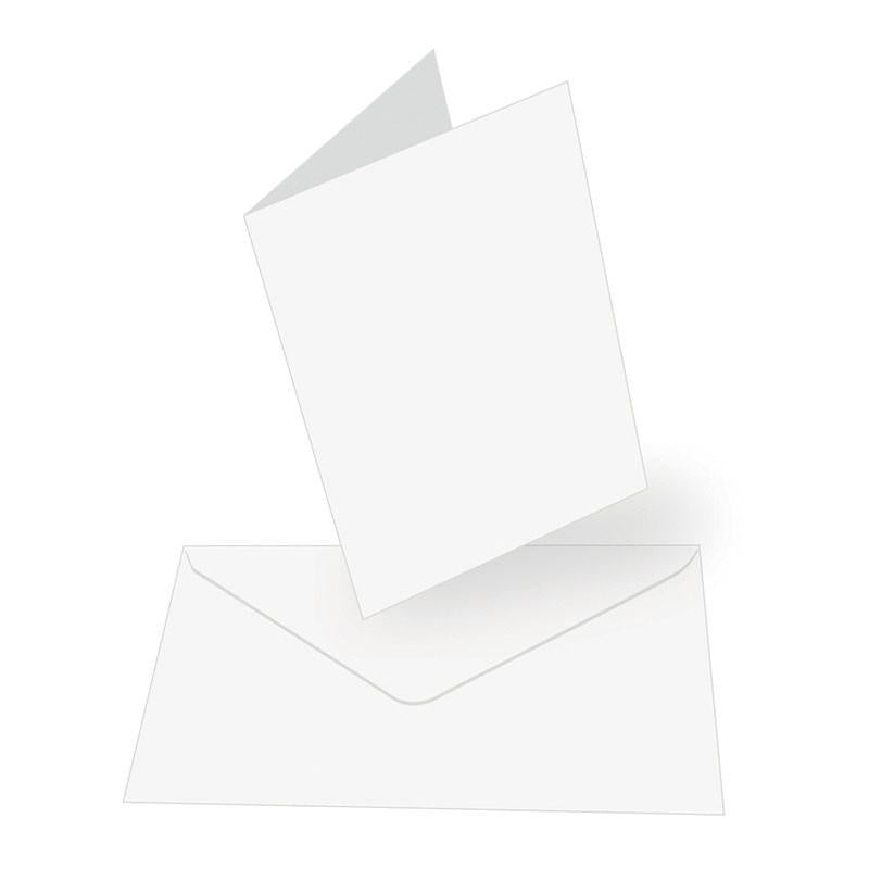 Couture Creations Card & Envelope Pack - A6 White (50 pack) CO723893
