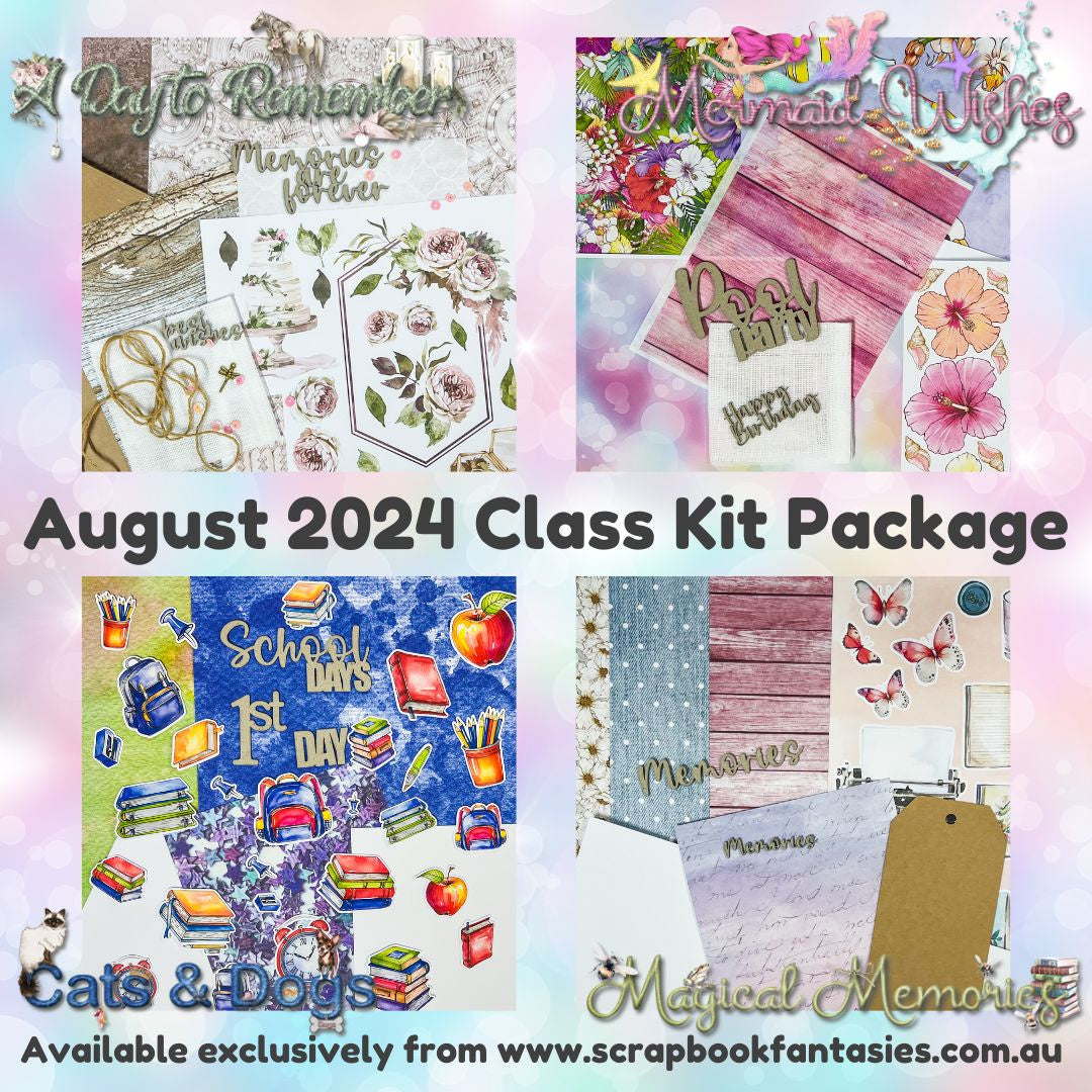 Class Kits Package for Live Classes August 2024 with Alicia Redshaw (W