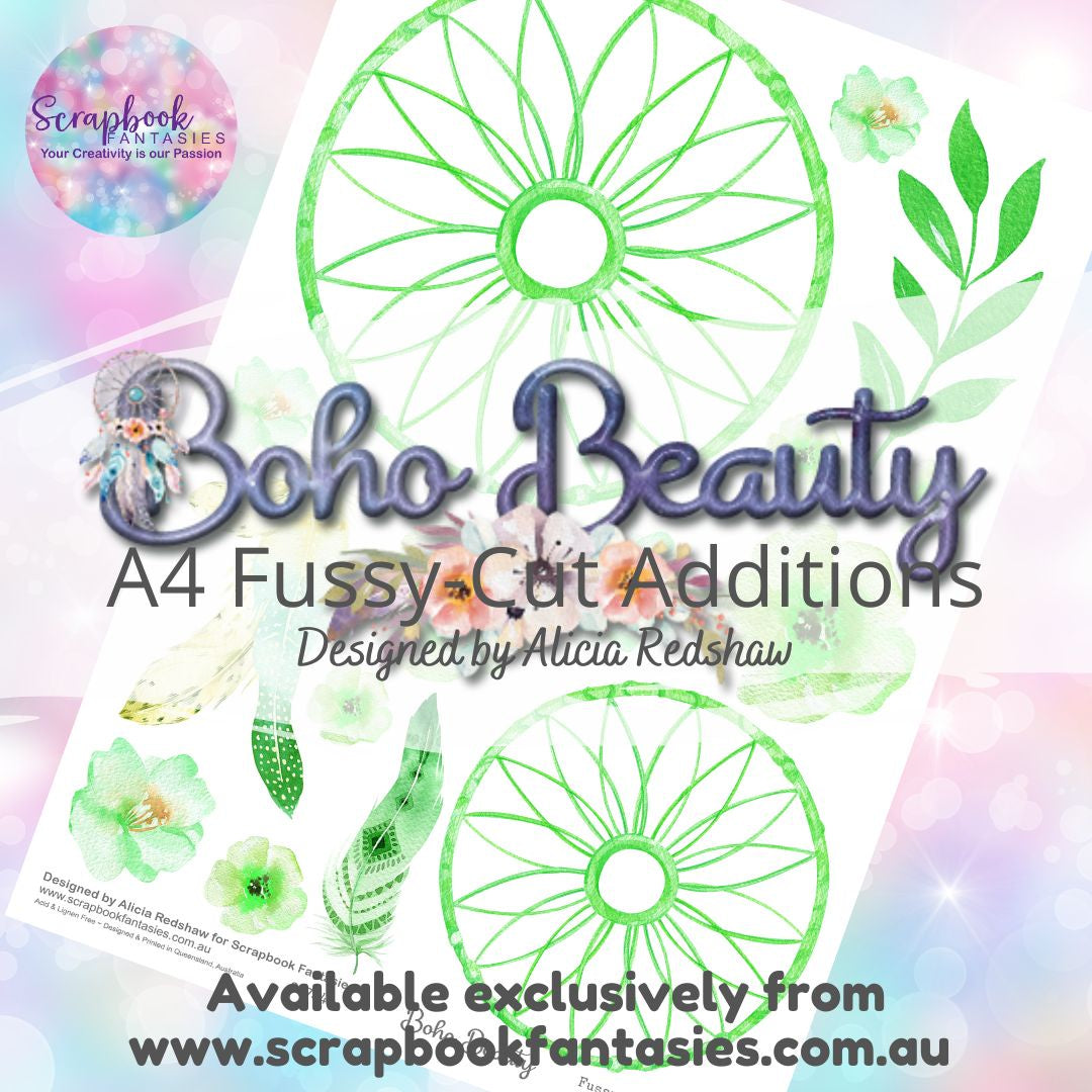 Boho Beauty A4 Colour Fussy-Cut Additions - Dream Builder 6 327448
