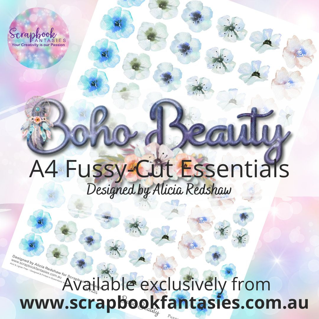 Boho Beauty A4 Colour Fussy-Cut Essentials - Flowers 4 327424