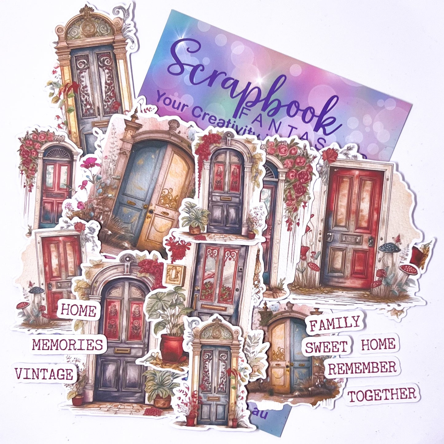 Cottage Garden Colour-Cuts - Doors & Words 1 (20 pieces) 20054